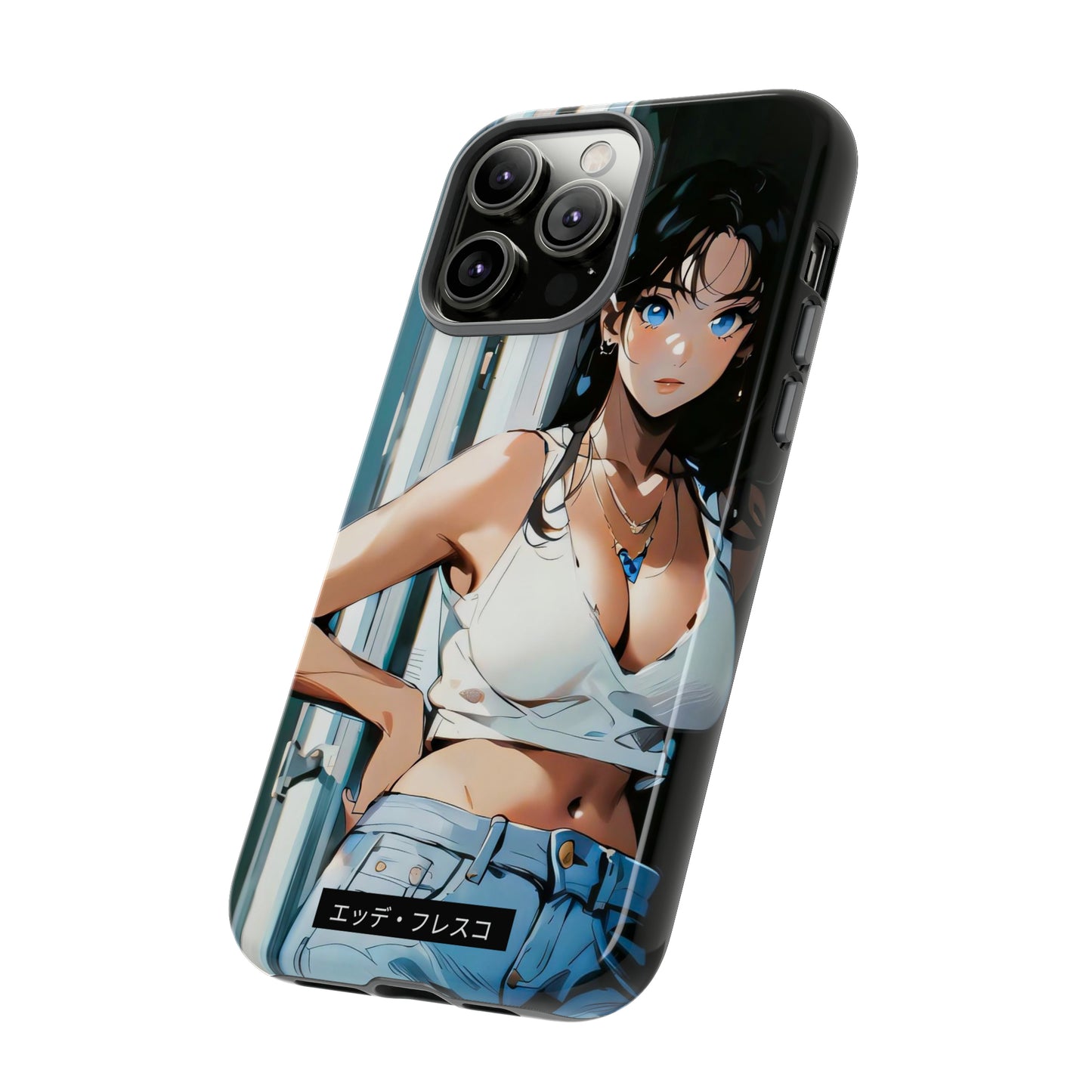 Anime Style Art Tough Cases- "She's Not Impressed"