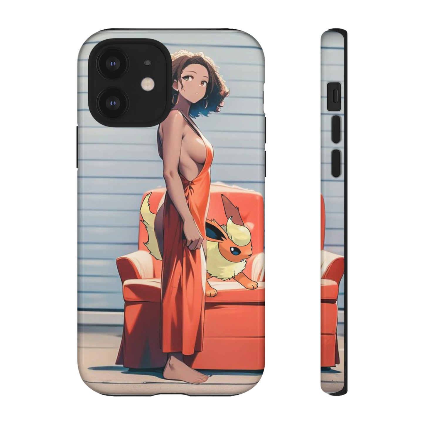 Flames She Has- Anime Style Art Tough Cases