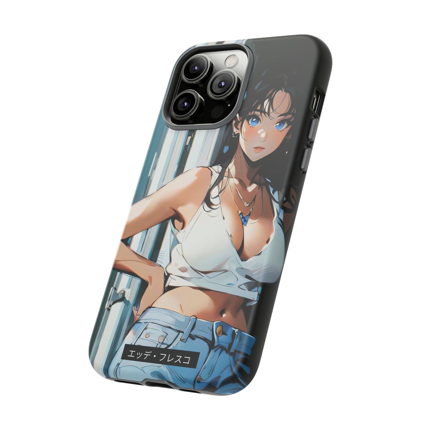 Anime Style Art Tough Cases- "She's Not Impressed"