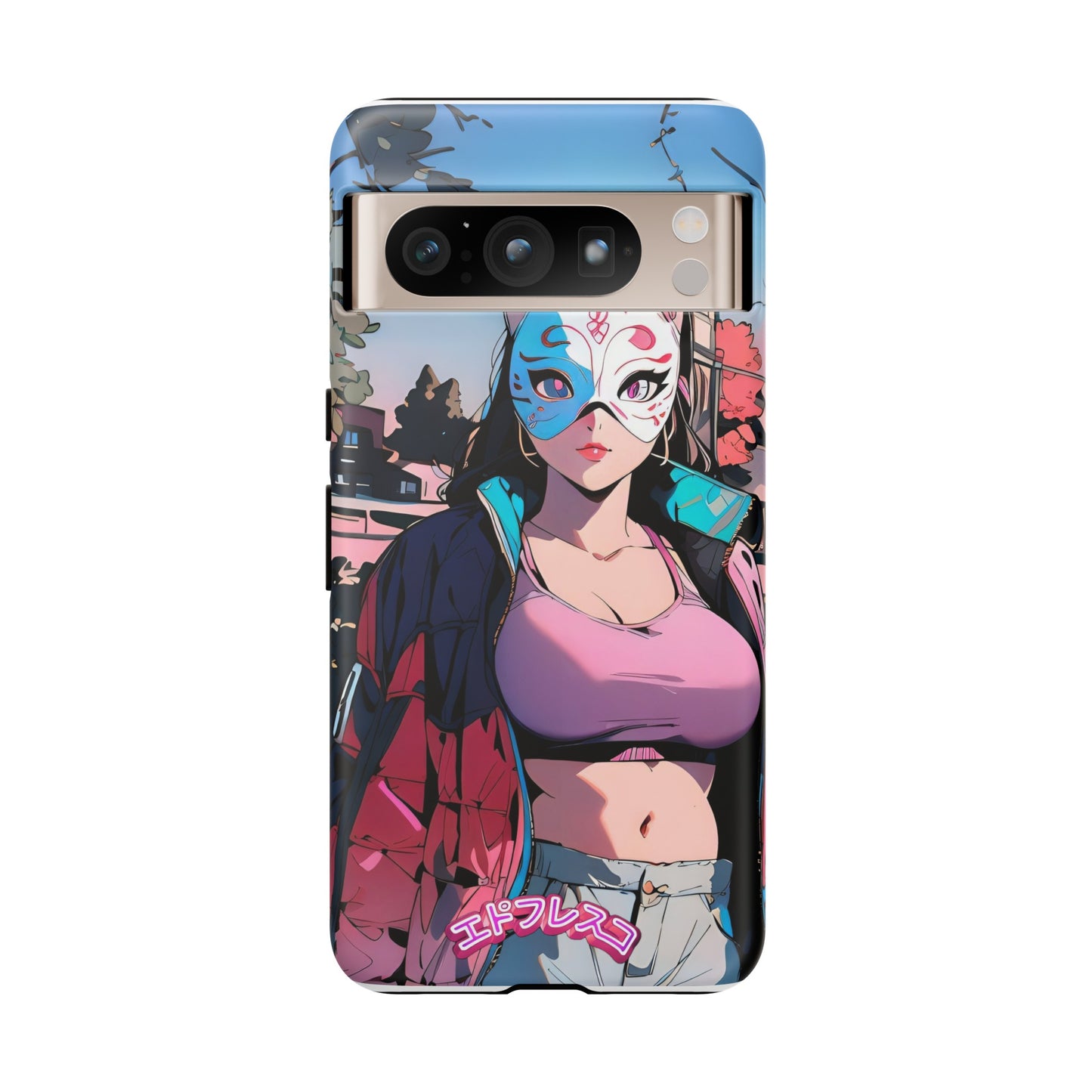 Anime Style Art Tough Cases- "Kitty City Boss #3"
