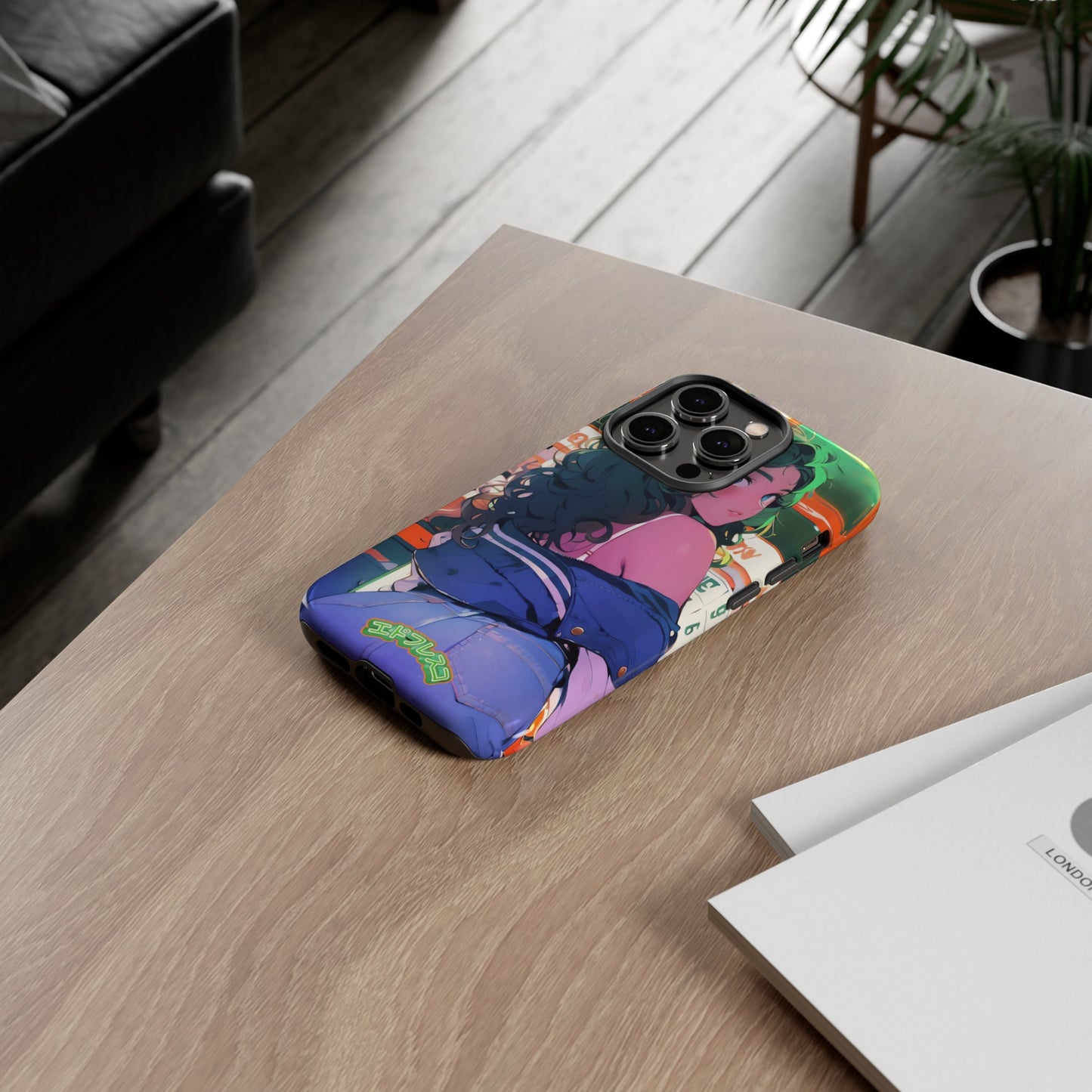 Anime Style Art Tough Cases- "Brat in the Arcade"