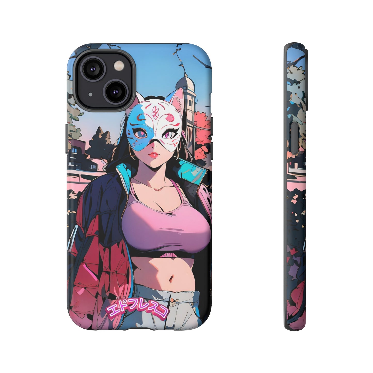 Anime Style Art Tough Cases- "Kitty City Boss #3"