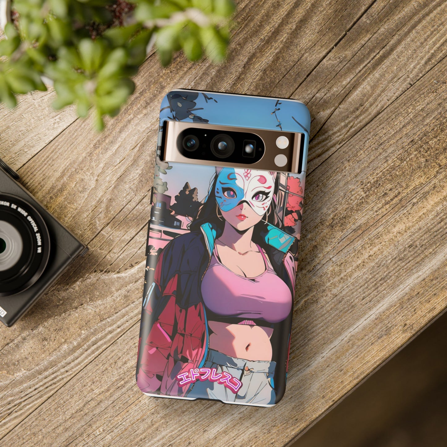 Anime Style Art Tough Cases- "Kitty City Boss #3"