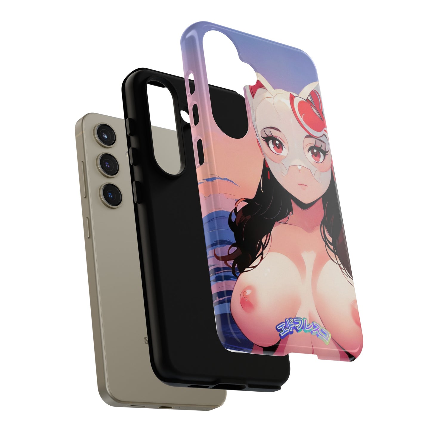 Anime Style Art Tough Cases- "Busty Sunset"