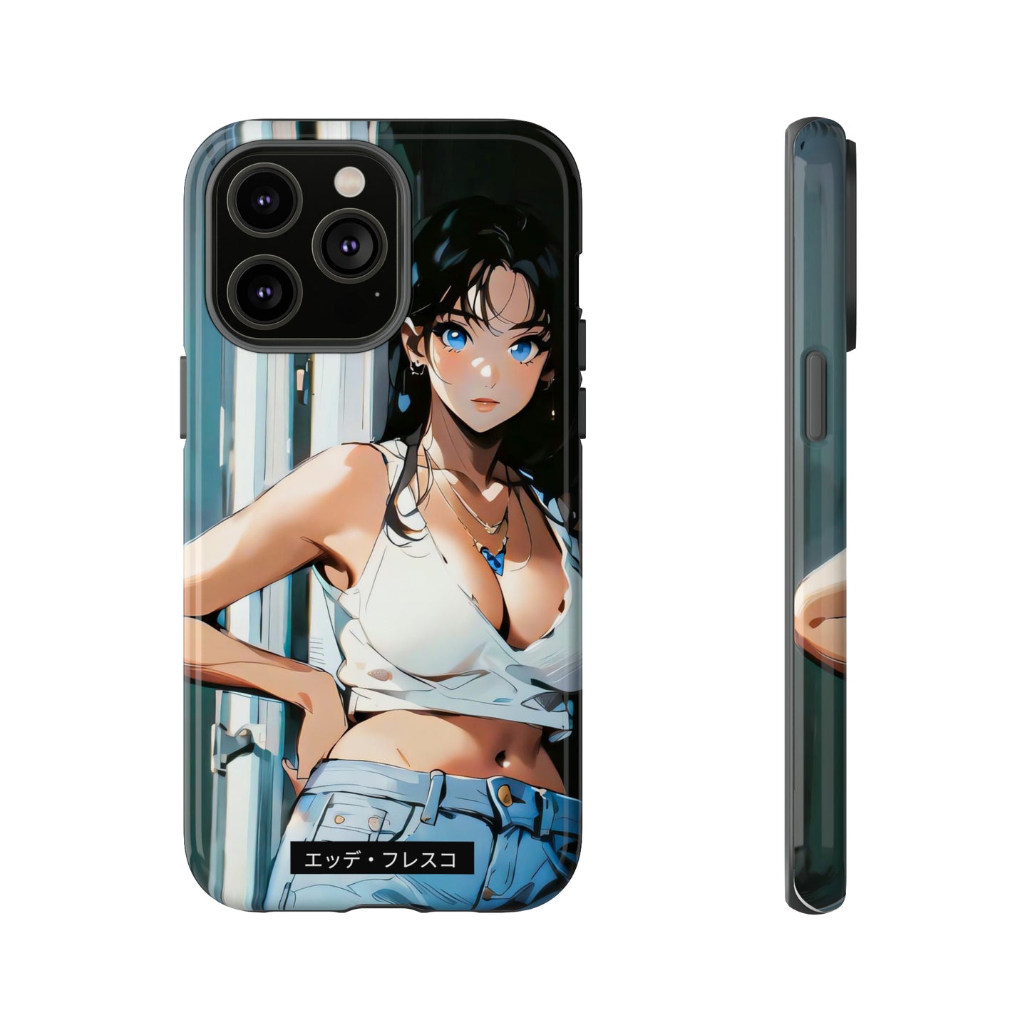 Anime Style Art Tough Cases- "She's Not Impressed"