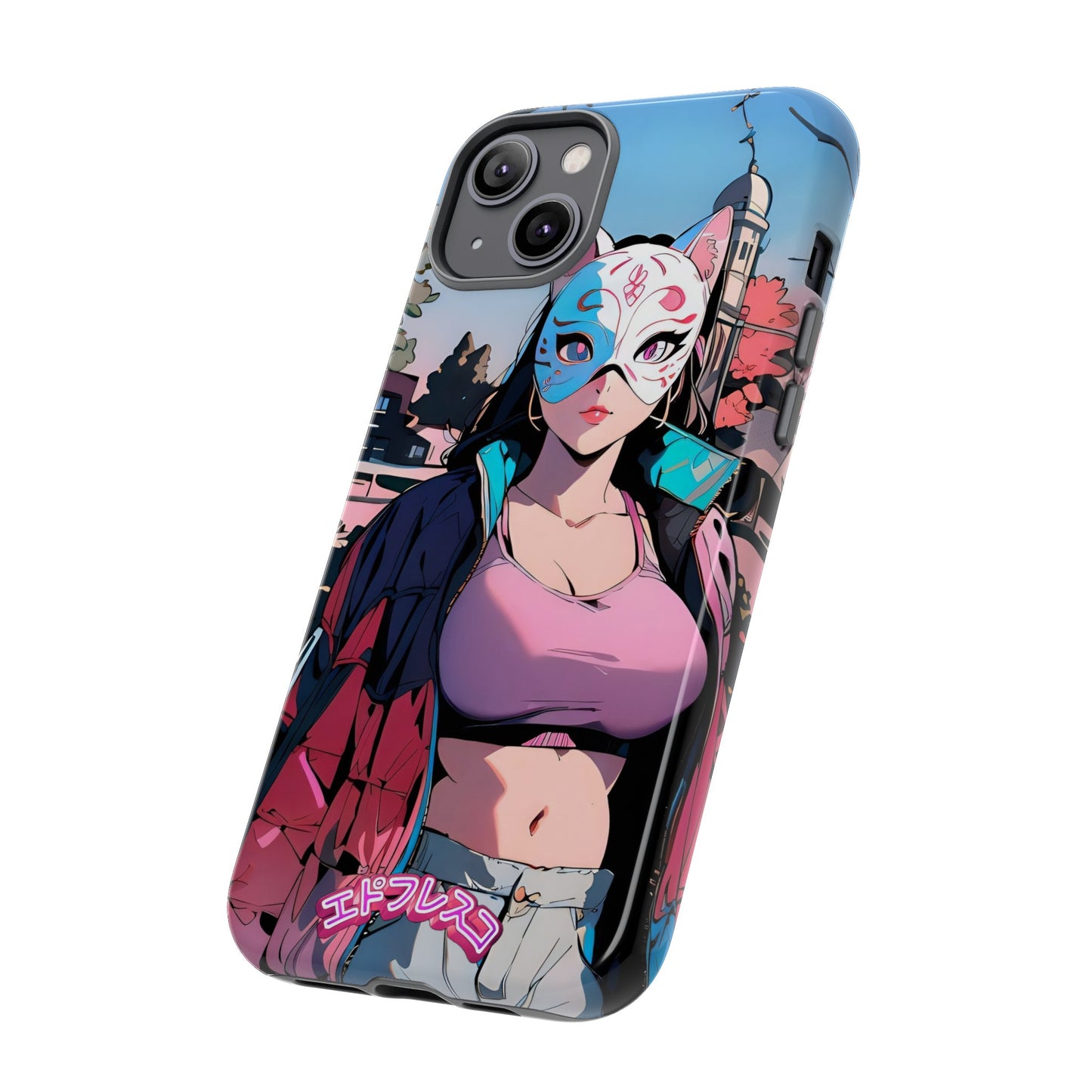 Anime Style Art Tough Cases- "Kitty City Boss #3"