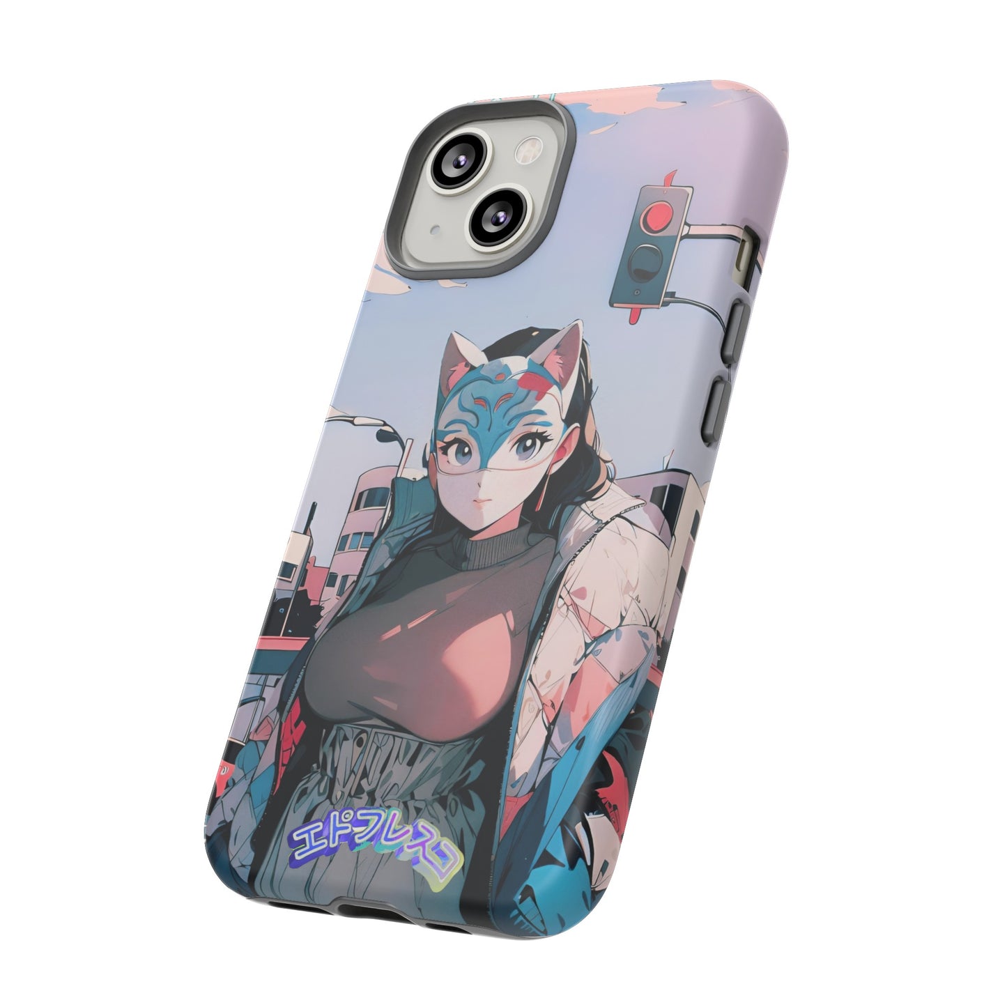 Anime Style Art Tough Cases- "Kitty City Boss #2"