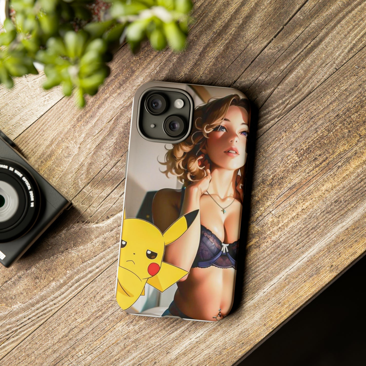 Blonde with Pika- Anime Style Art Tough Cases