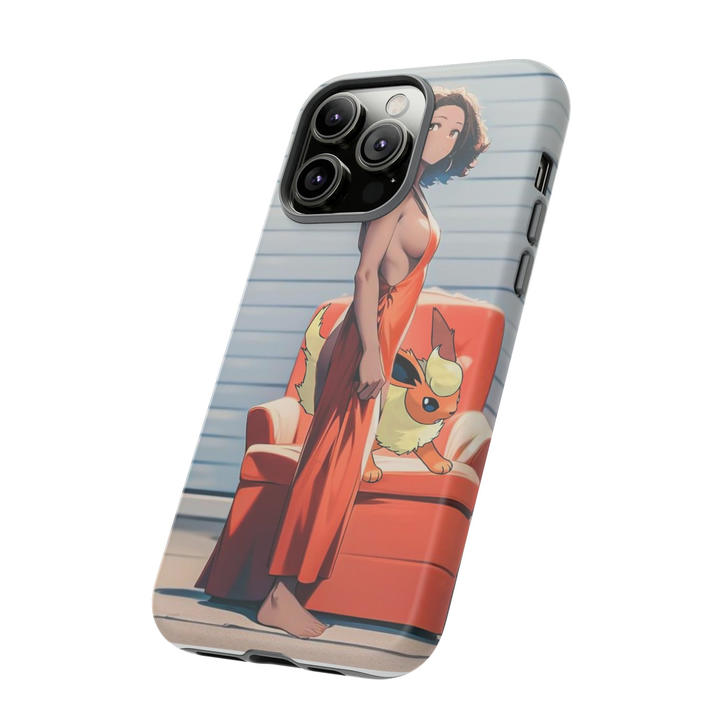 Flames She Has- Anime Style Art Tough Cases