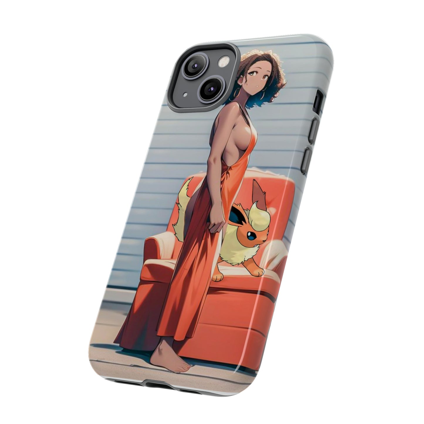 Flames She Has- Anime Style Art Tough Cases