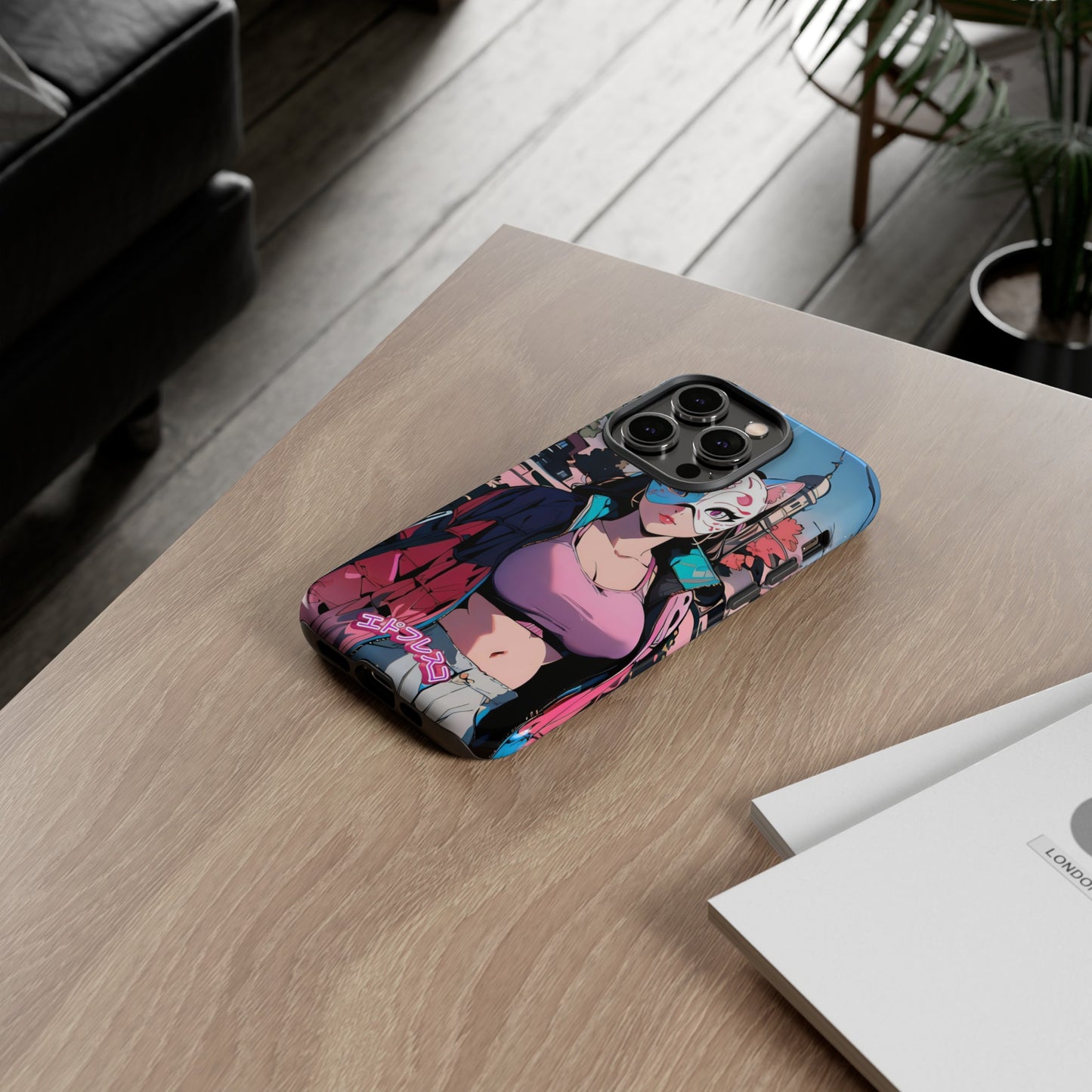 Anime Style Art Tough Cases- "Kitty City Boss #3"