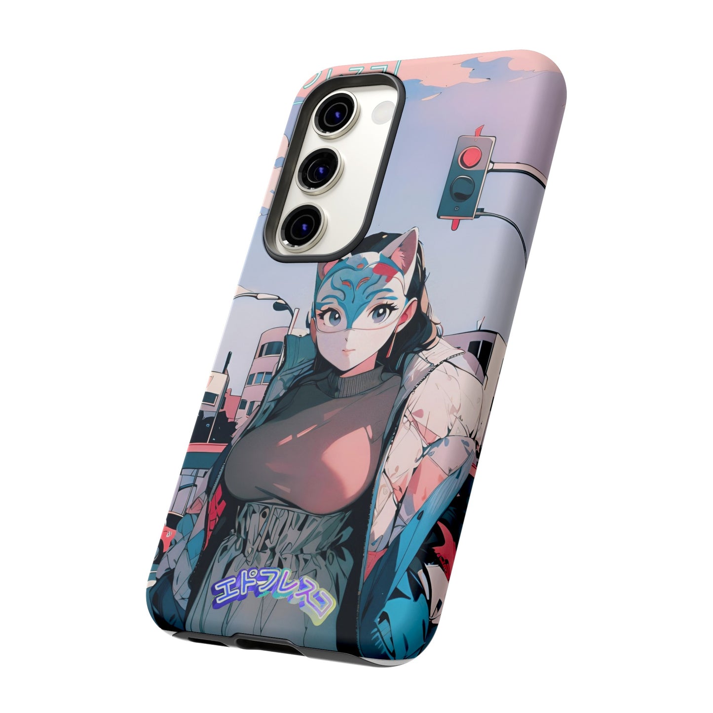Anime Style Art Tough Cases- "Kitty City Boss #2"