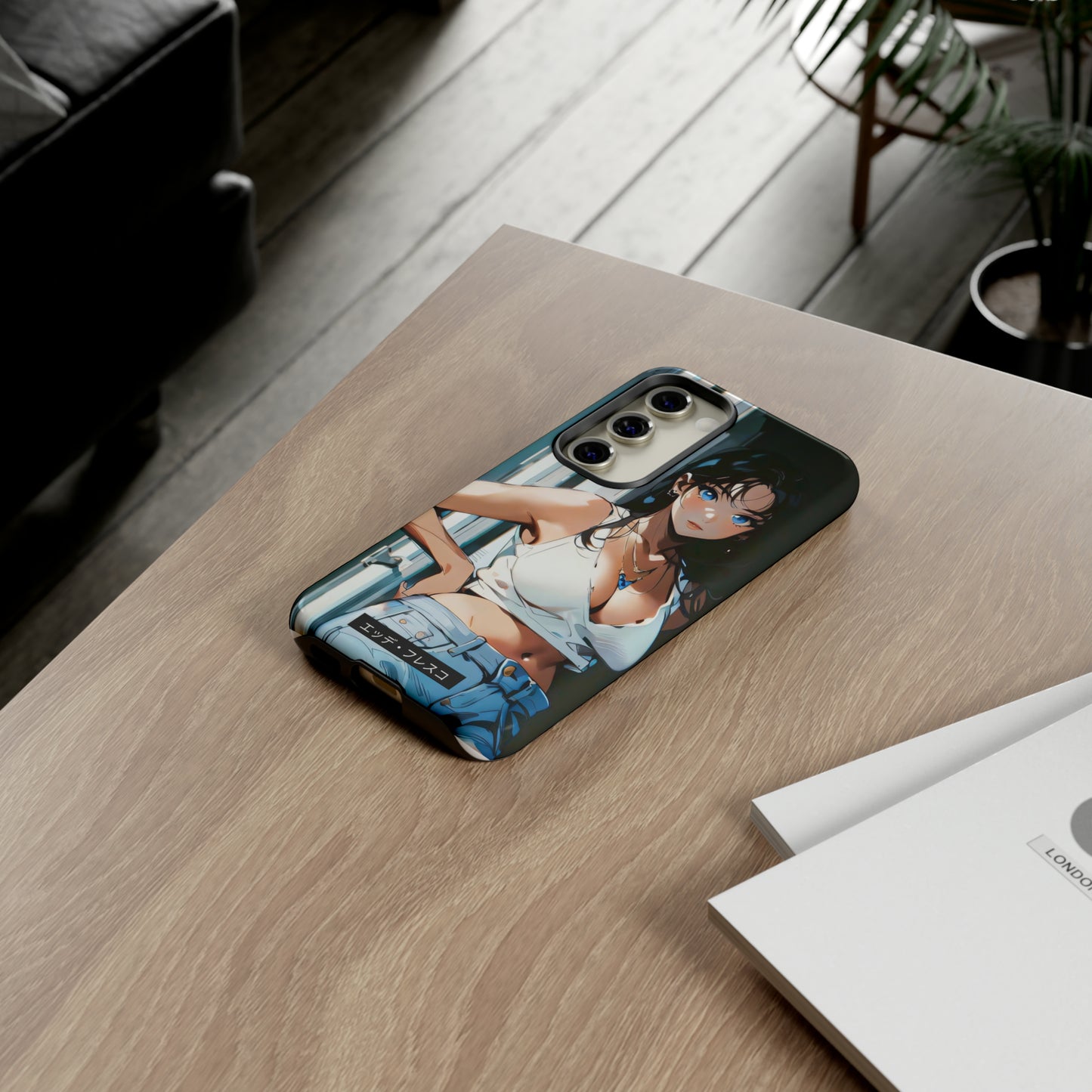 Anime Style Art Tough Cases- "She's Not Impressed"
