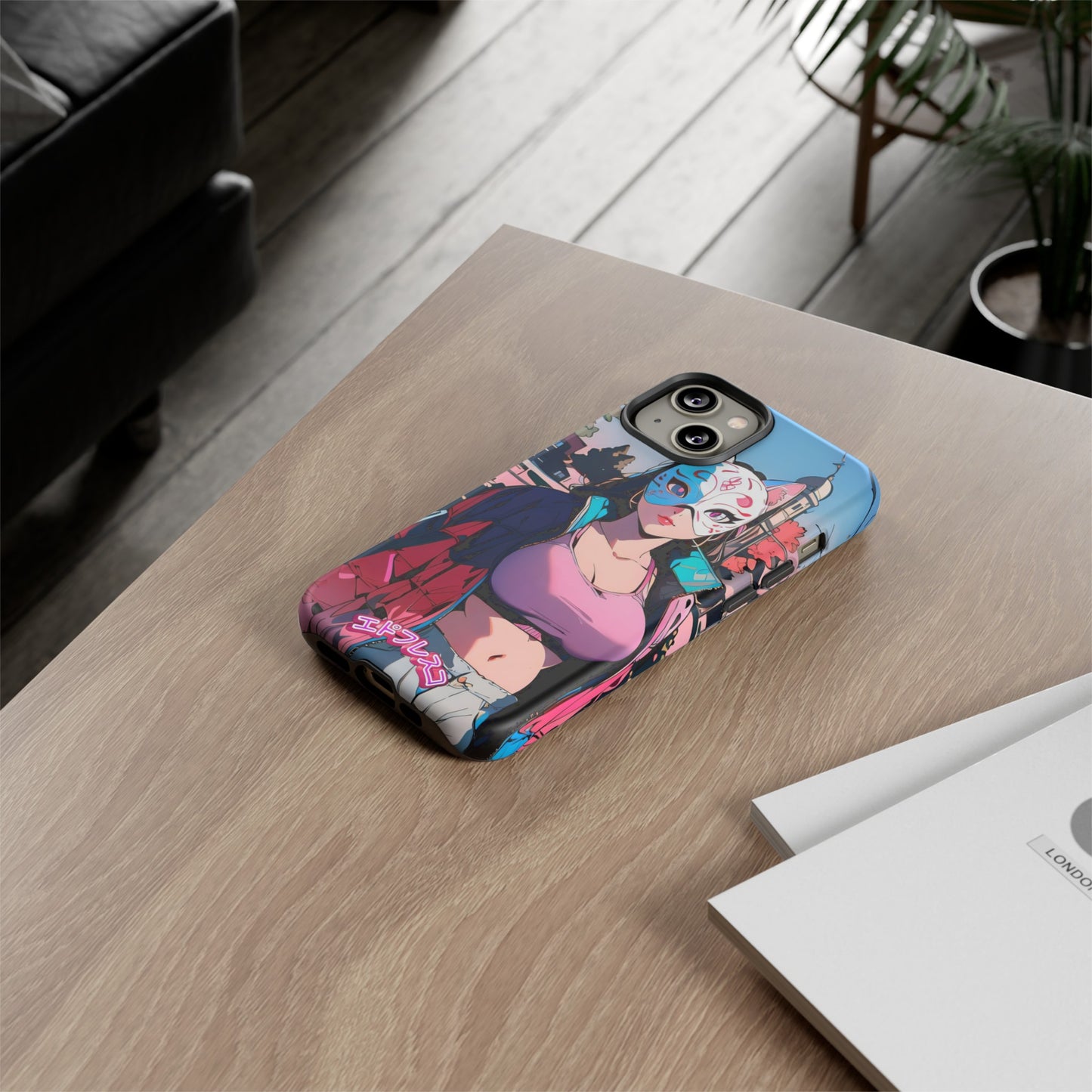 Anime Style Art Tough Cases- "Kitty City Boss #3"