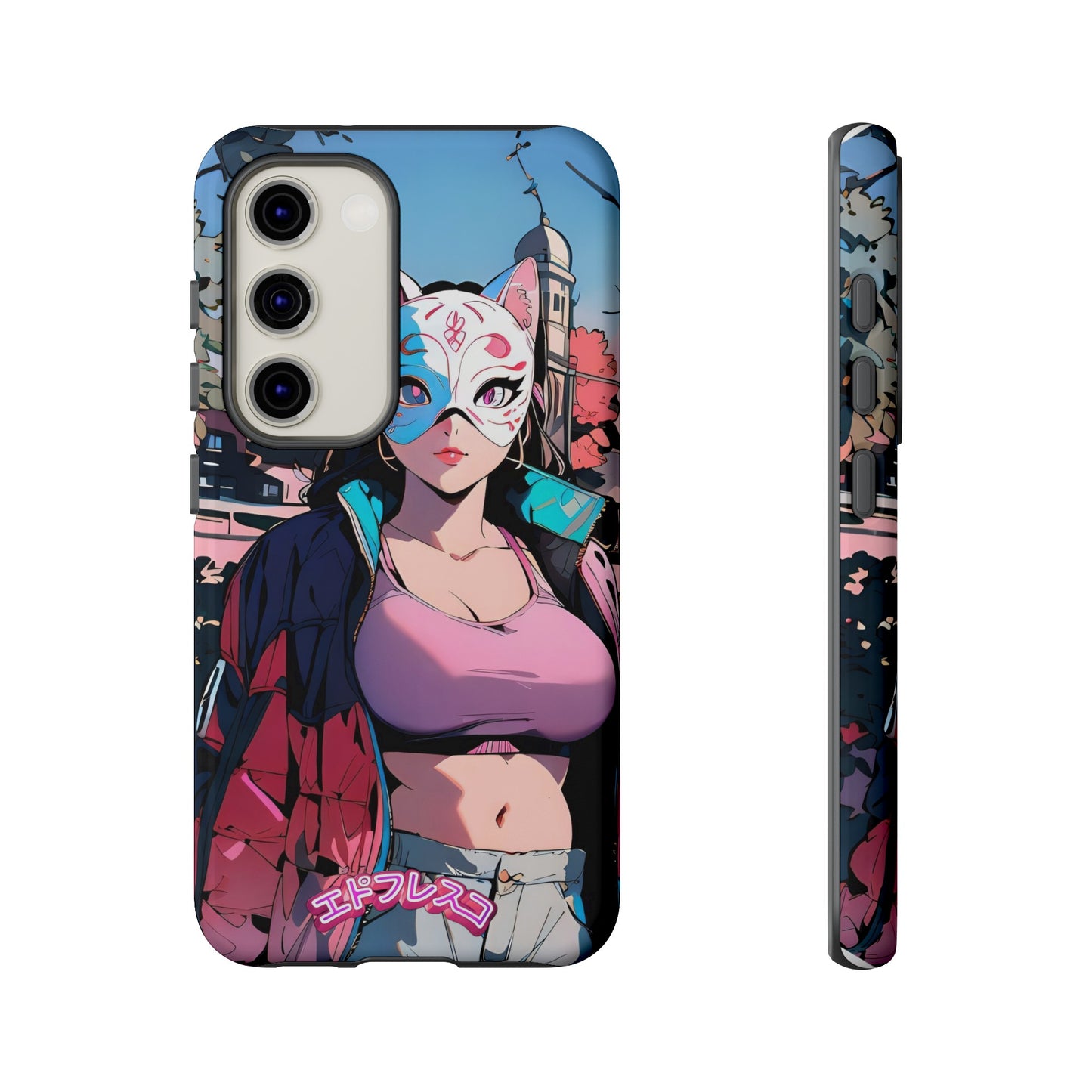 Anime Style Art Tough Cases- "Kitty City Boss #3"