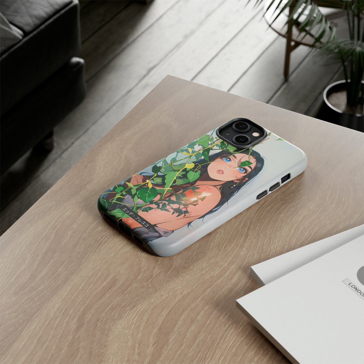 Anime Style Art Tough Cases- "She's Shy"