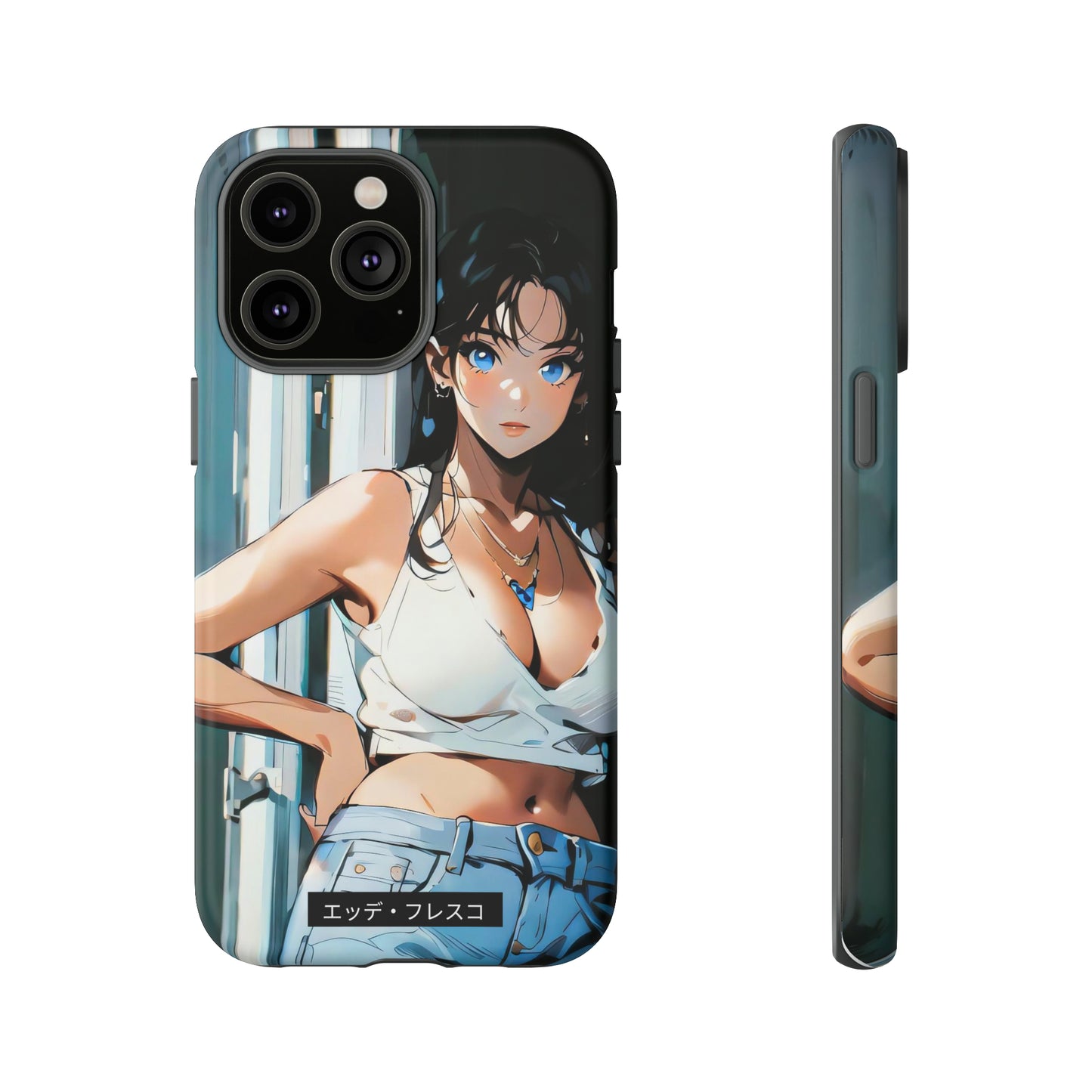 Anime Style Art Tough Cases- "She's Not Impressed"