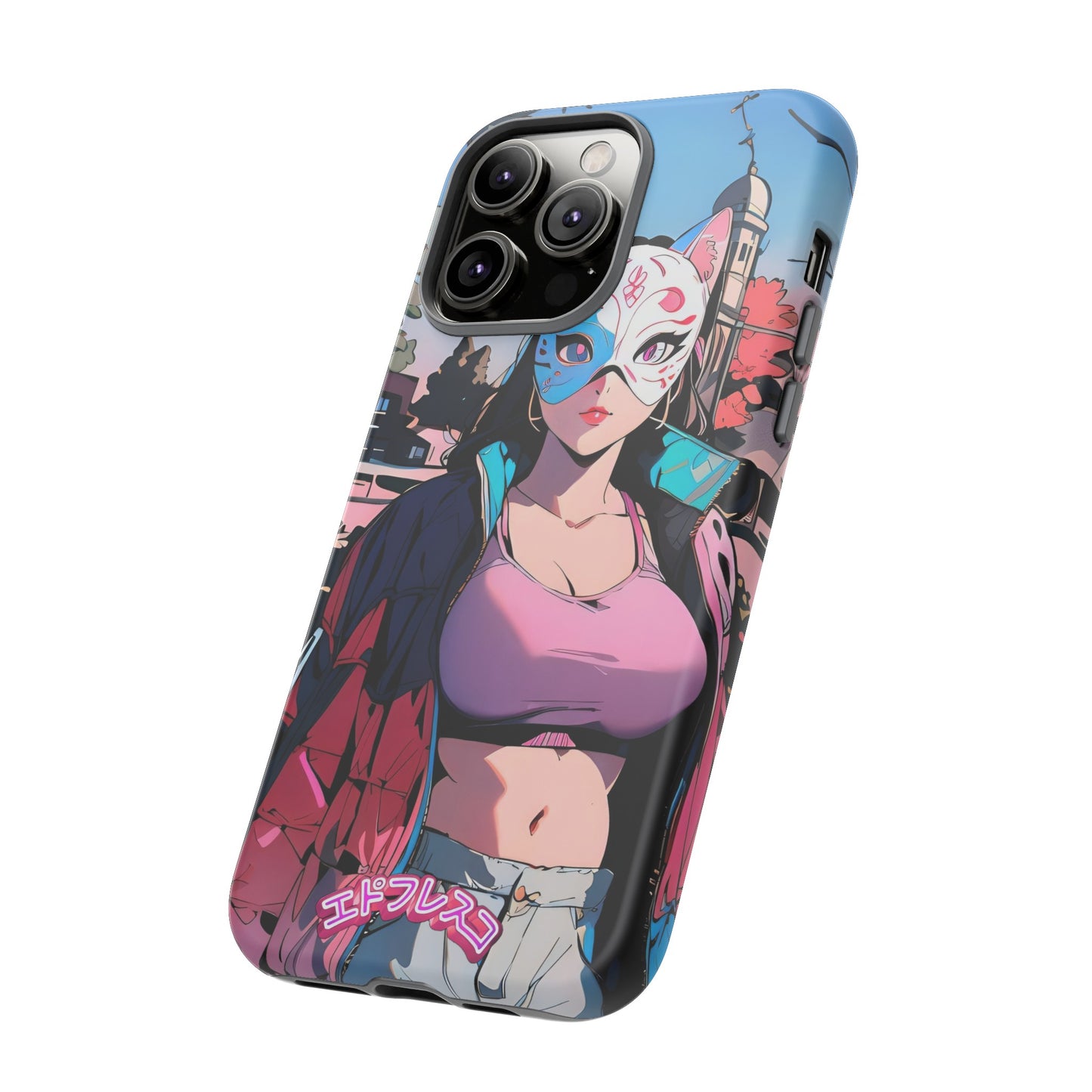 Anime Style Art Tough Cases- "Kitty City Boss #3"