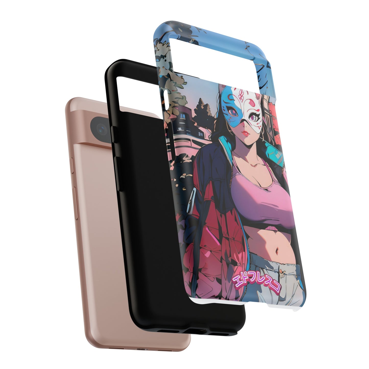 Anime Style Art Tough Cases- "Kitty City Boss #3"