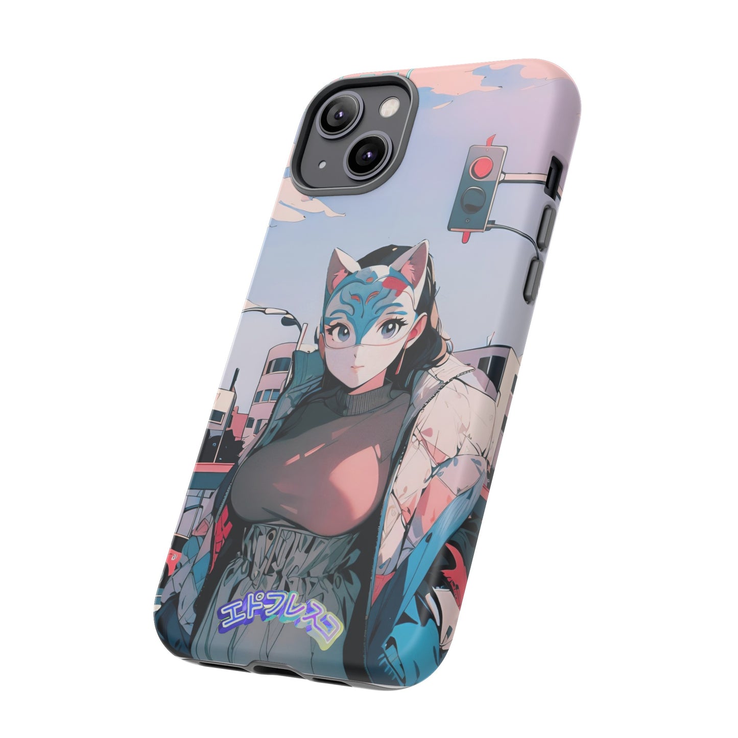 Anime Style Art Tough Cases- "Kitty City Boss #2"