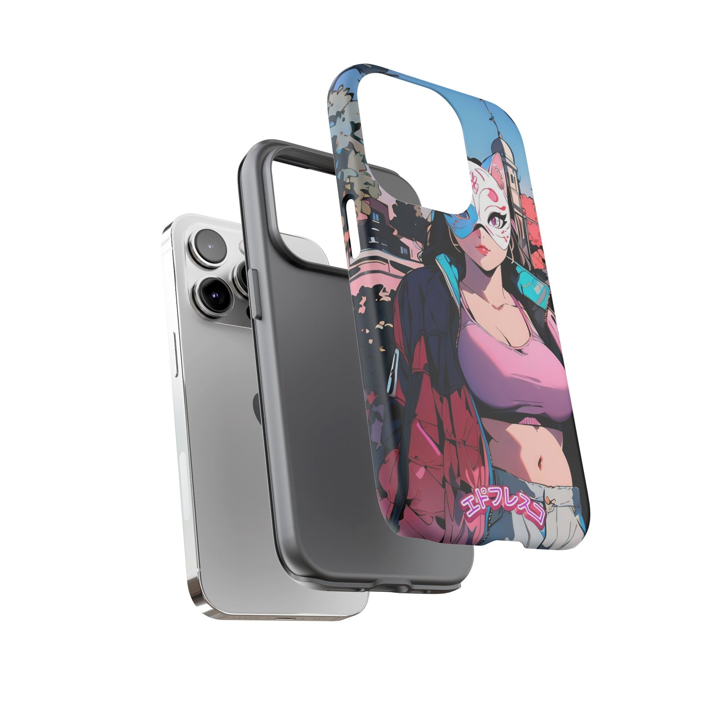Anime Style Art Tough Cases- "Kitty City Boss #3"