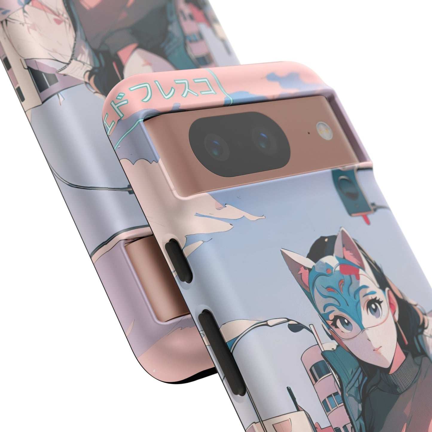 Anime Style Art Tough Cases- "Kitty City Boss #2"