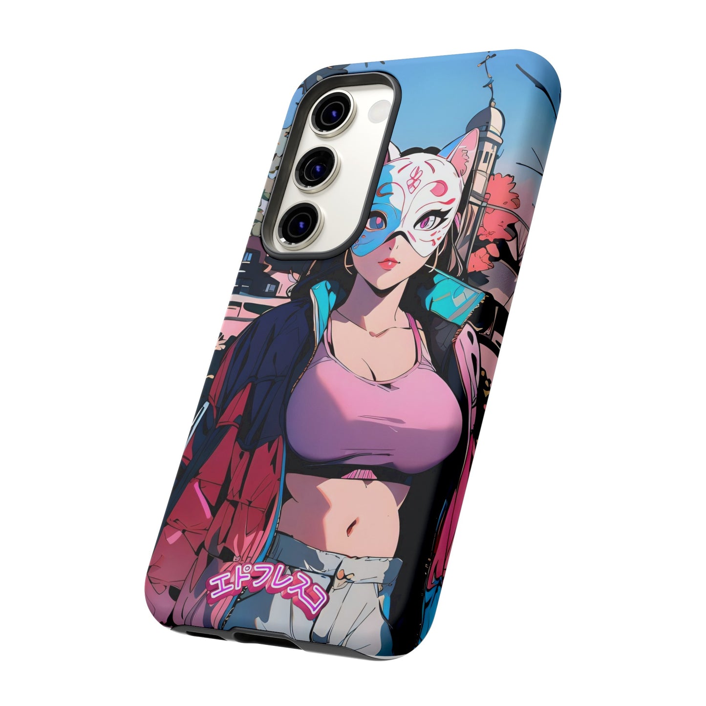 Anime Style Art Tough Cases- "Kitty City Boss #3"
