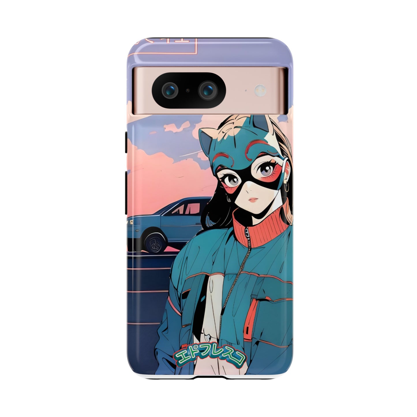 Anime Style Art Tough Cases- "Kitty City Boss #1"
