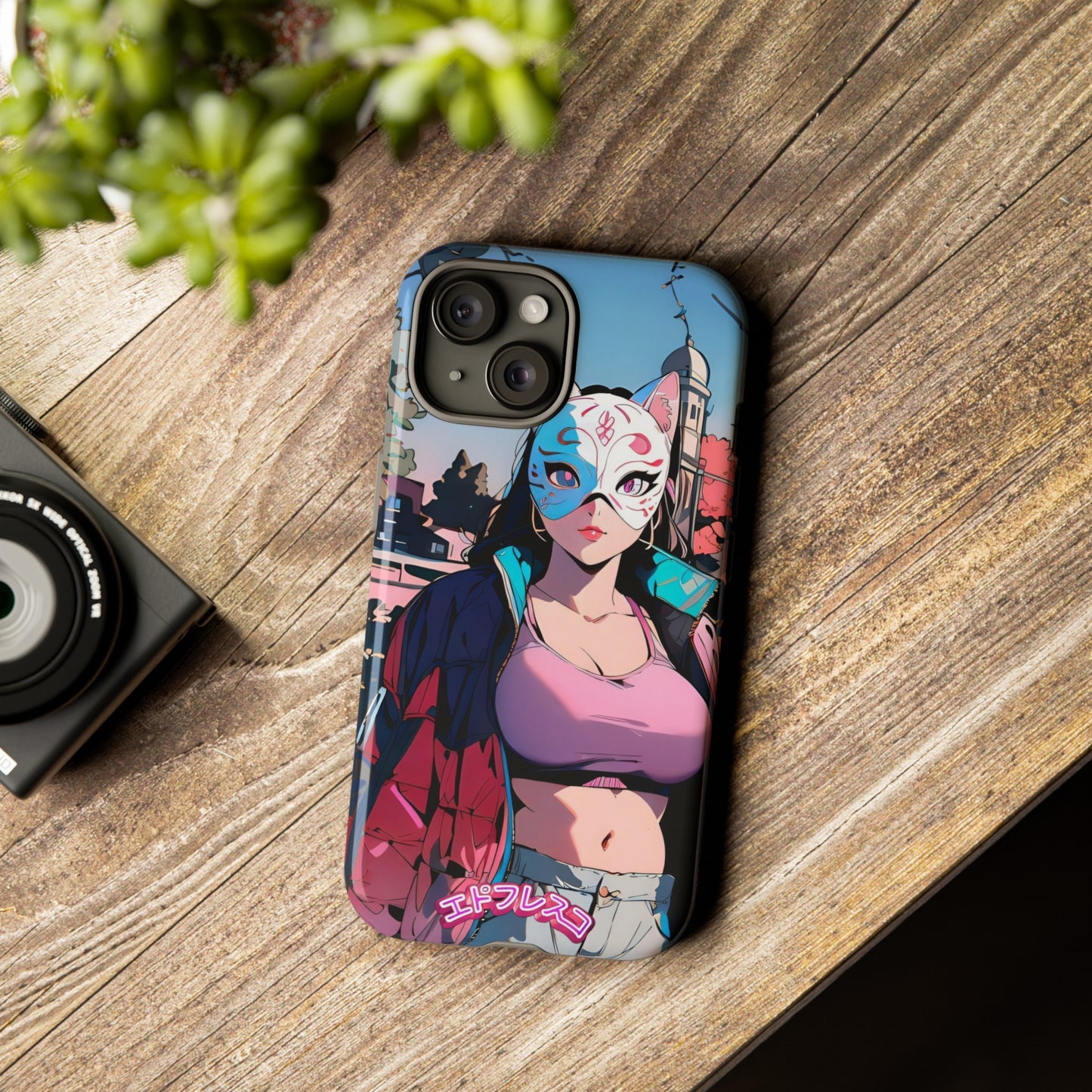 Anime Style Art Tough Cases- "Kitty City Boss #3"