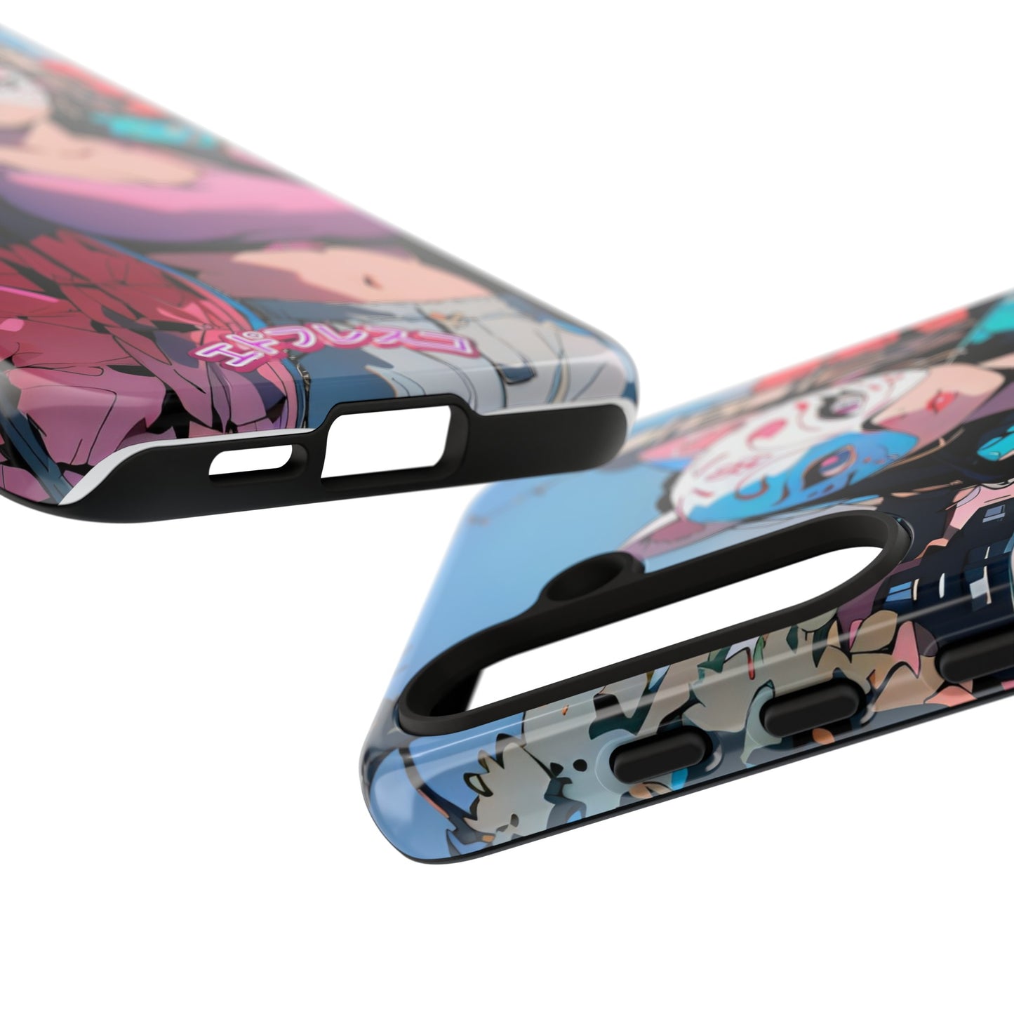 Anime Style Art Tough Cases- "Kitty City Boss #3"