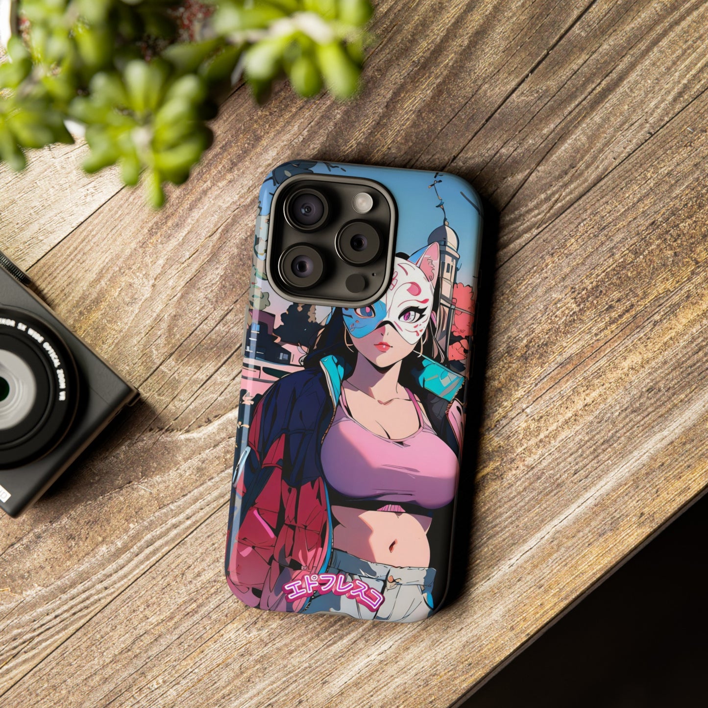 Anime Style Art Tough Cases- "Kitty City Boss #3"