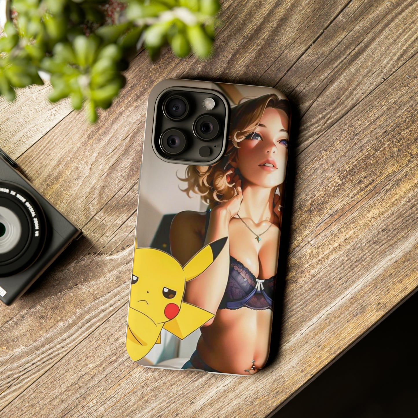 Blonde with Pika- Anime Style Art Tough Cases