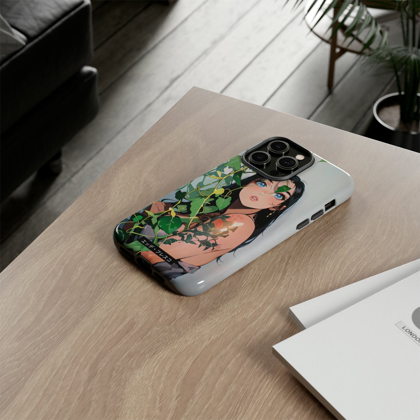 Anime Style Art Tough Cases- "She's Shy"