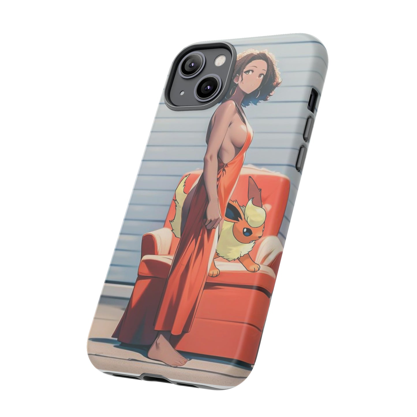 Flames She Has- Anime Style Art Tough Cases