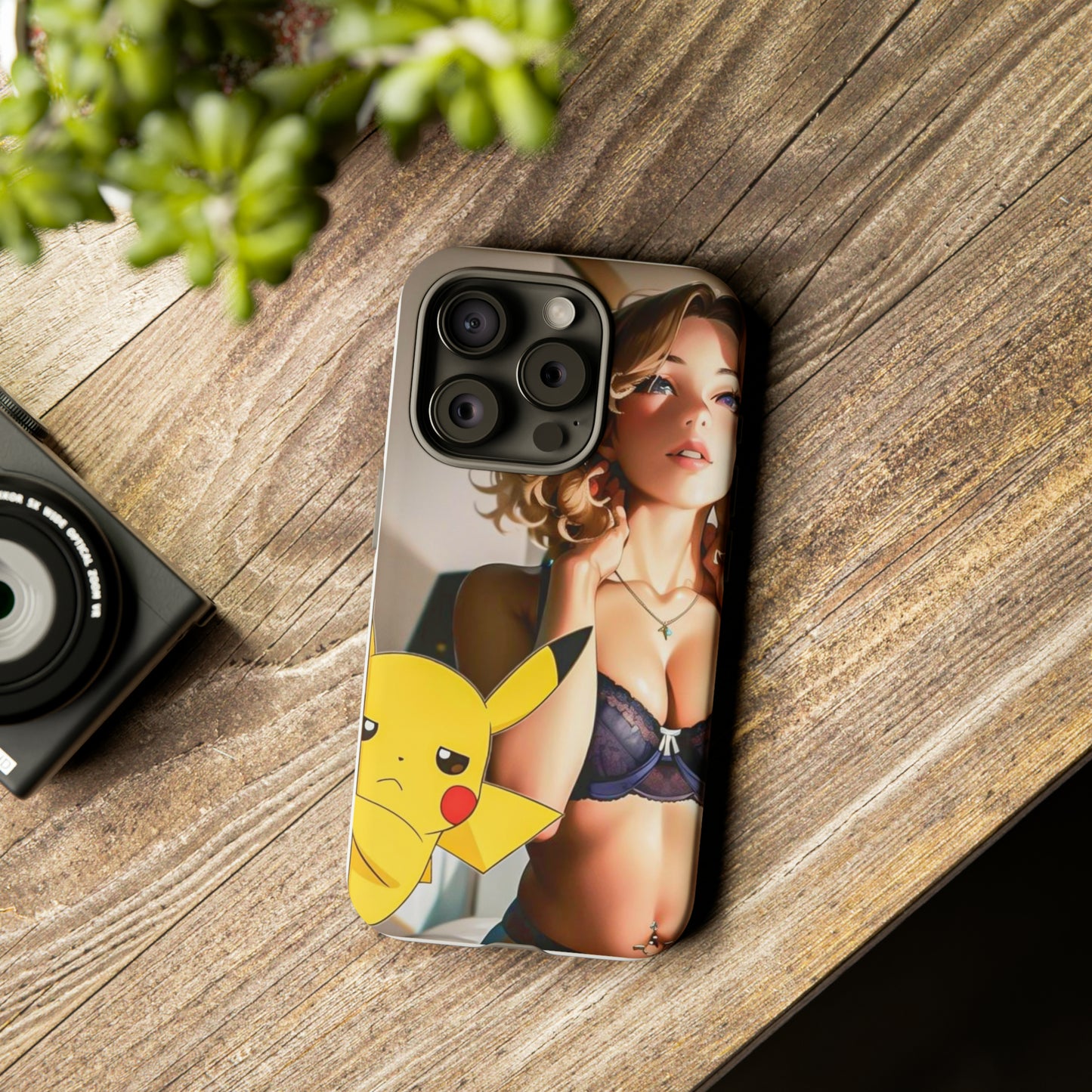 Blonde with Pika- Anime Style Art Tough Cases