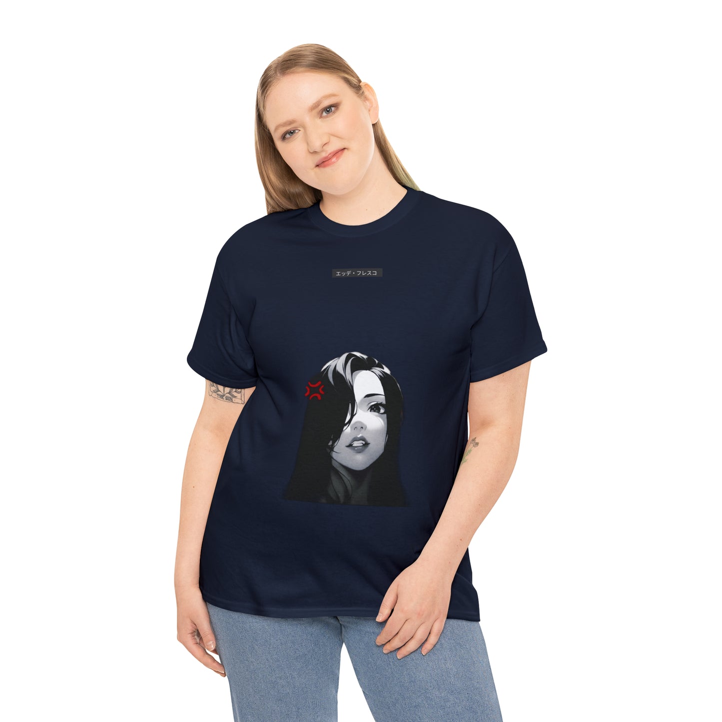 First and Second Form- Anime Style Art Unisex Heavy Cotton Tee