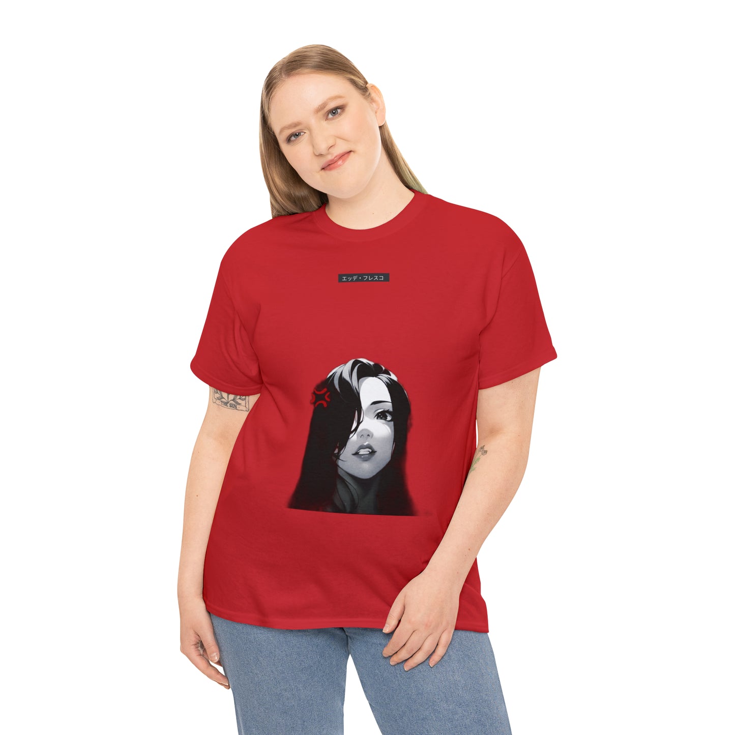 First and Second Form- Anime Style Art Unisex Heavy Cotton Tee