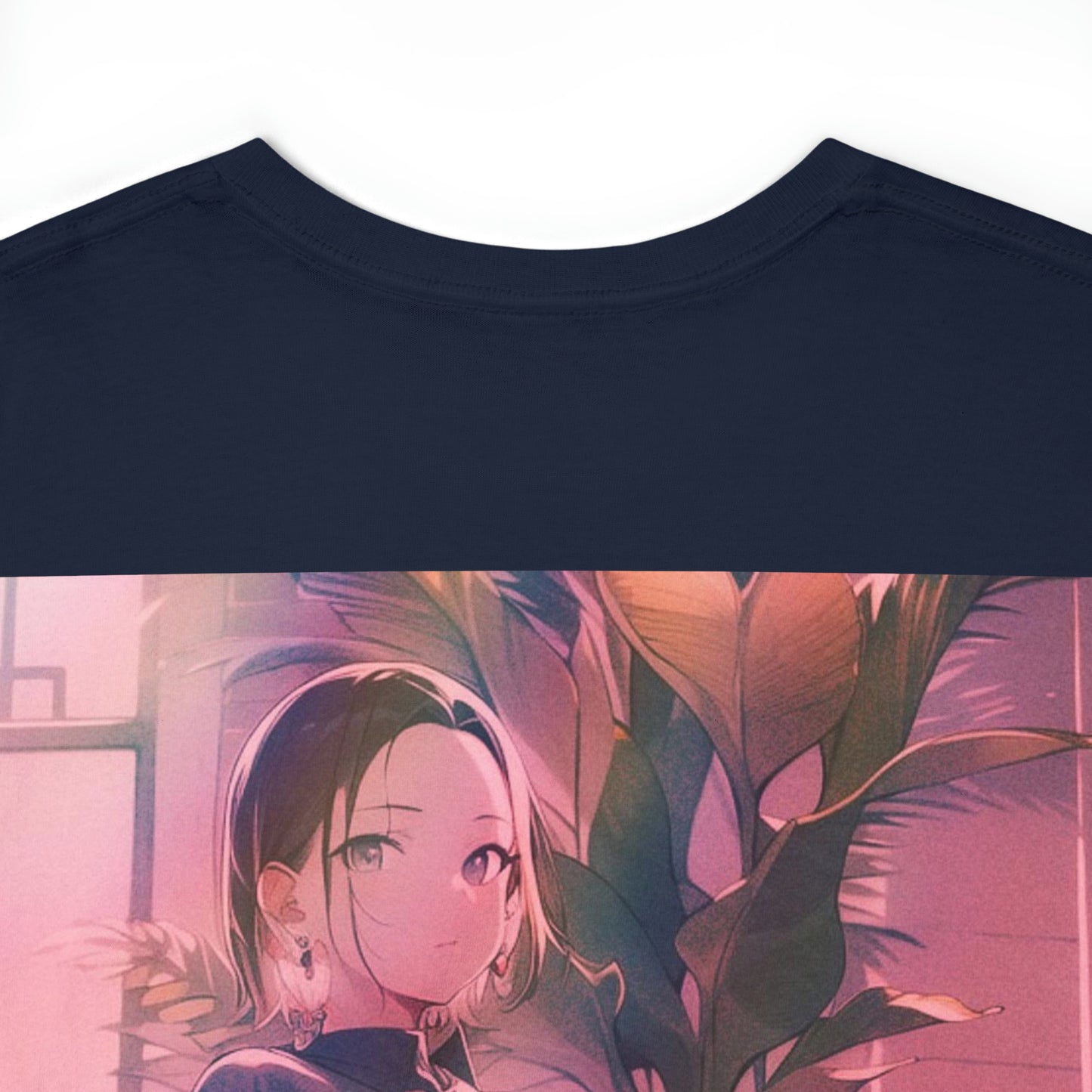 Ms. Green Thumb- Anime Style Art Unisex Heavy Cotton Tee