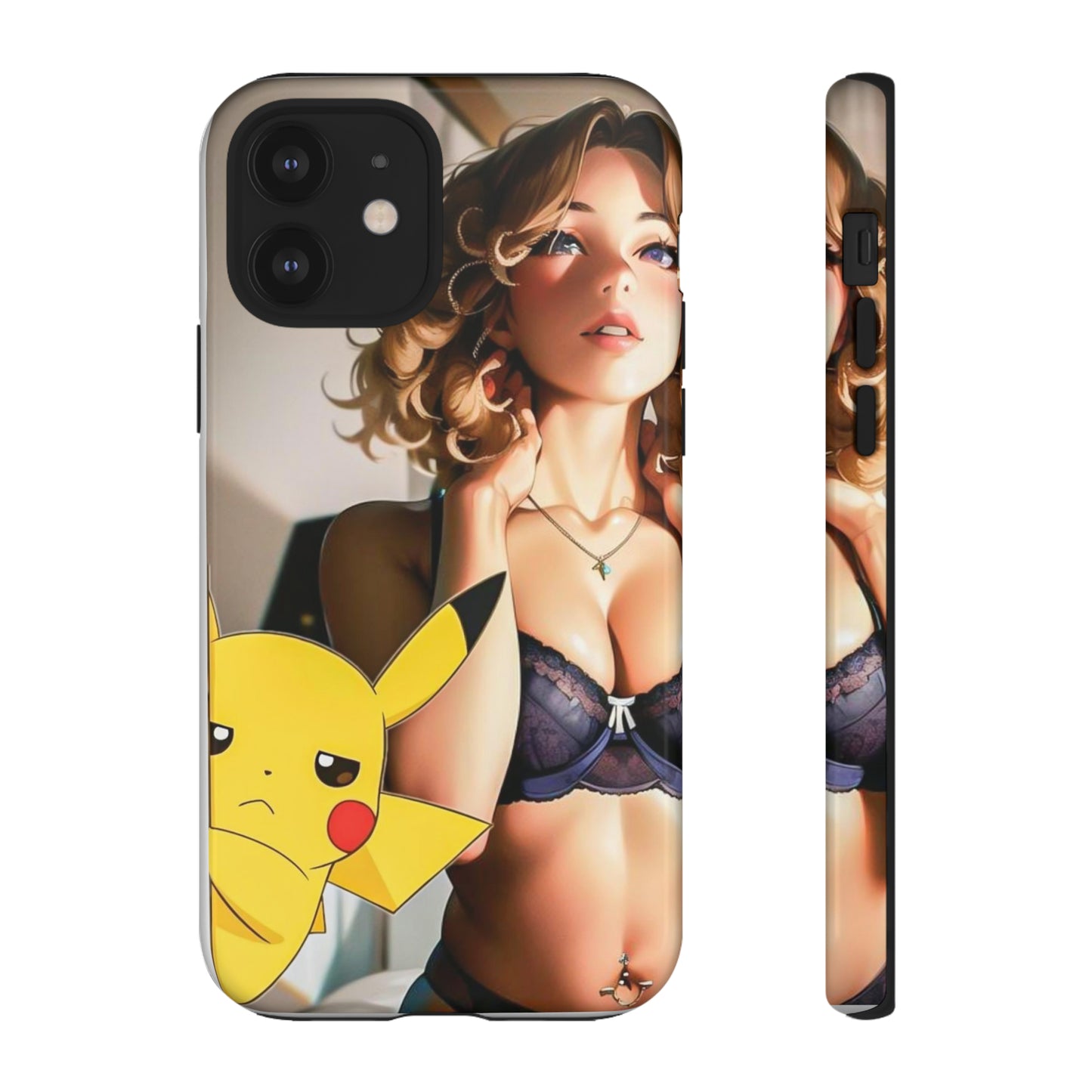 Blonde with Pika- Anime Style Art Tough Cases