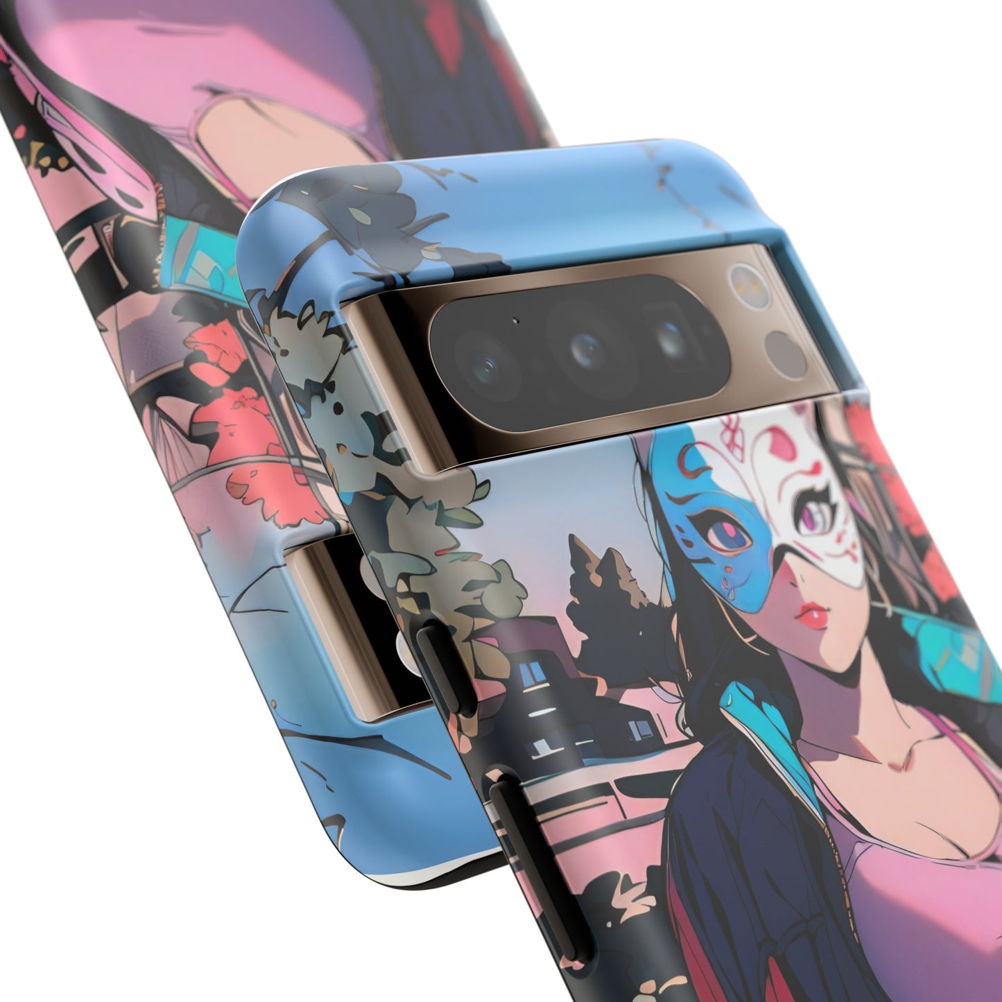 Anime Style Art Tough Cases- "Kitty City Boss #3"