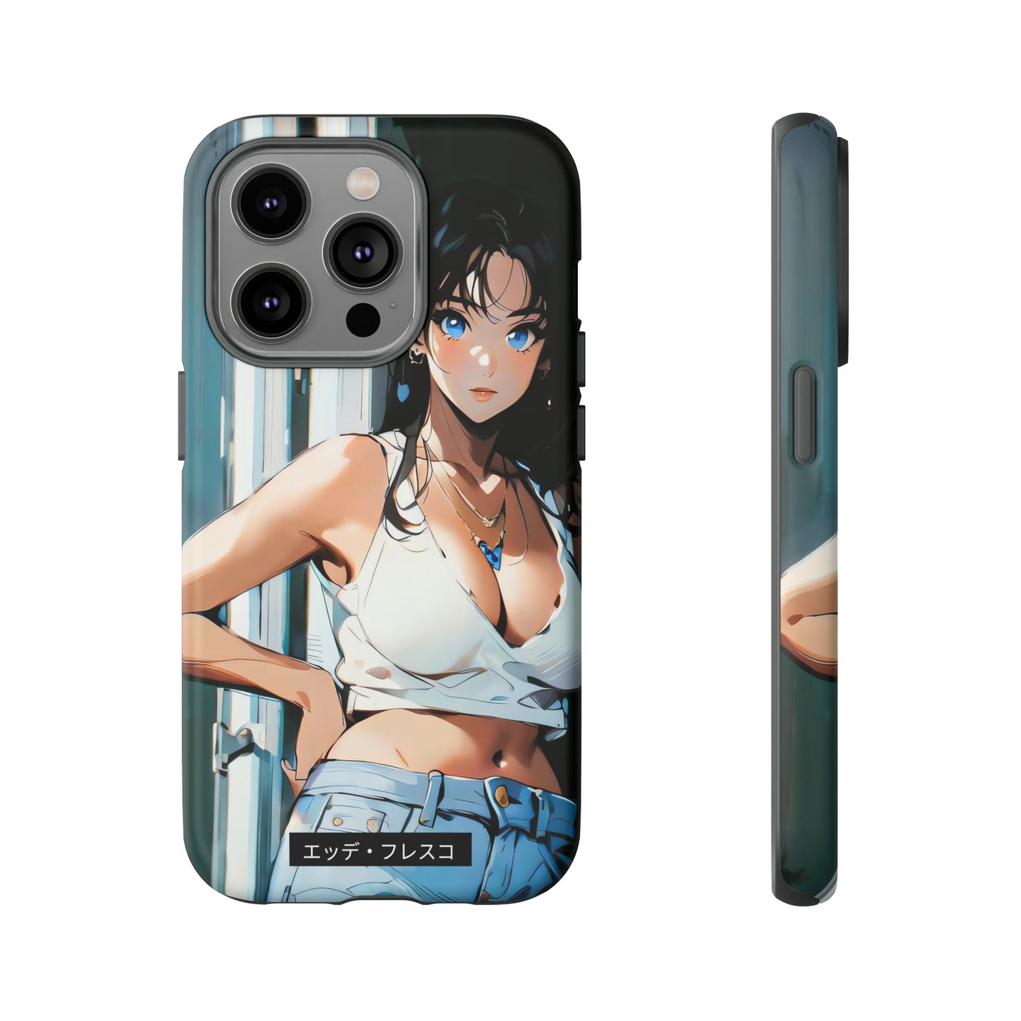 Anime Style Art Tough Cases- "She's Not Impressed"