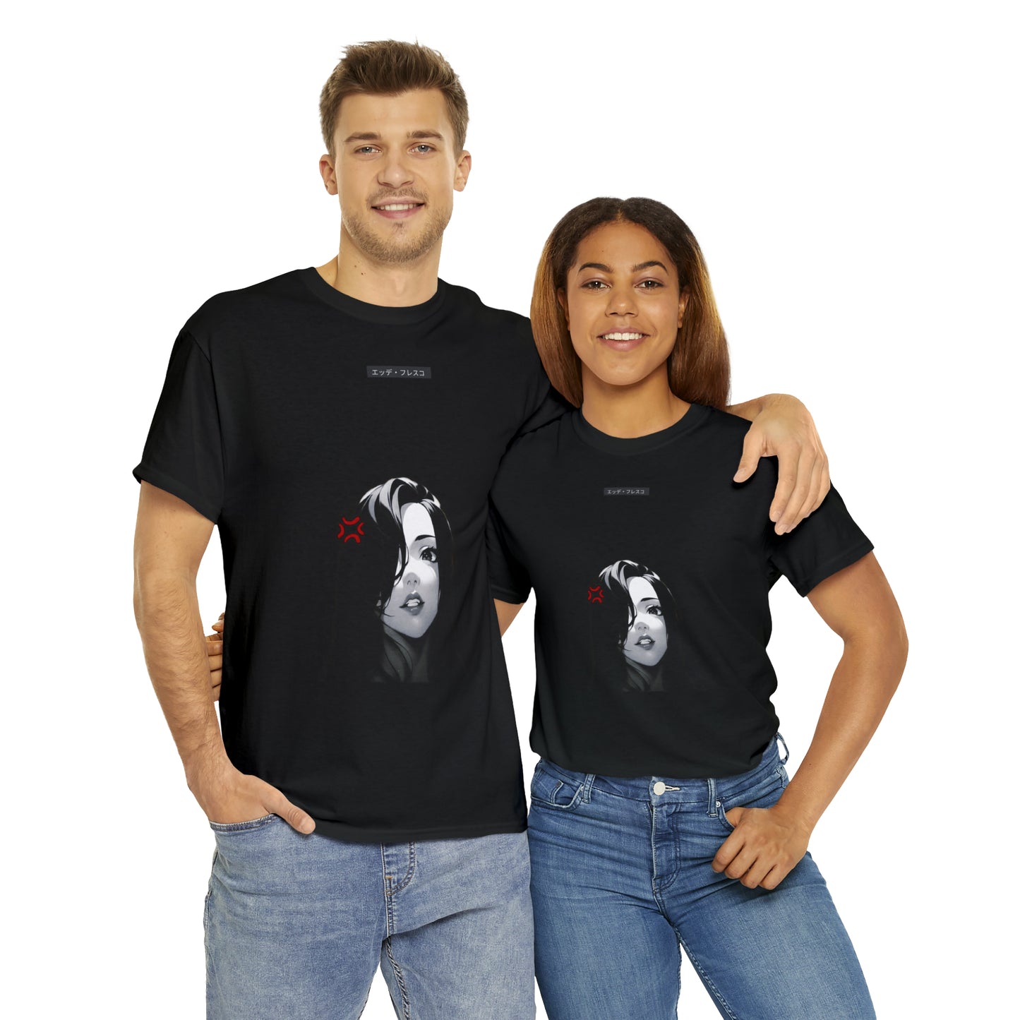 First and Second Form- Anime Style Art Unisex Heavy Cotton Tee