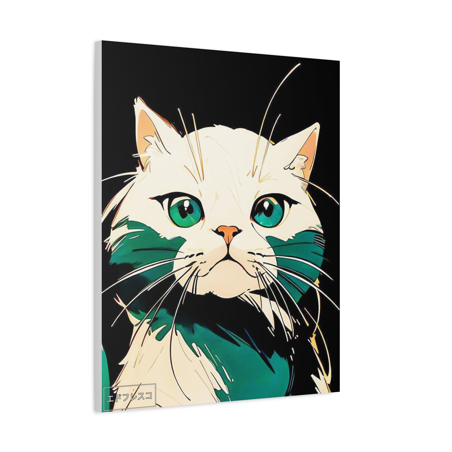 Anime Style Art Matte Canvas, Stretched, 1.25"- "The Stray Friends #4"