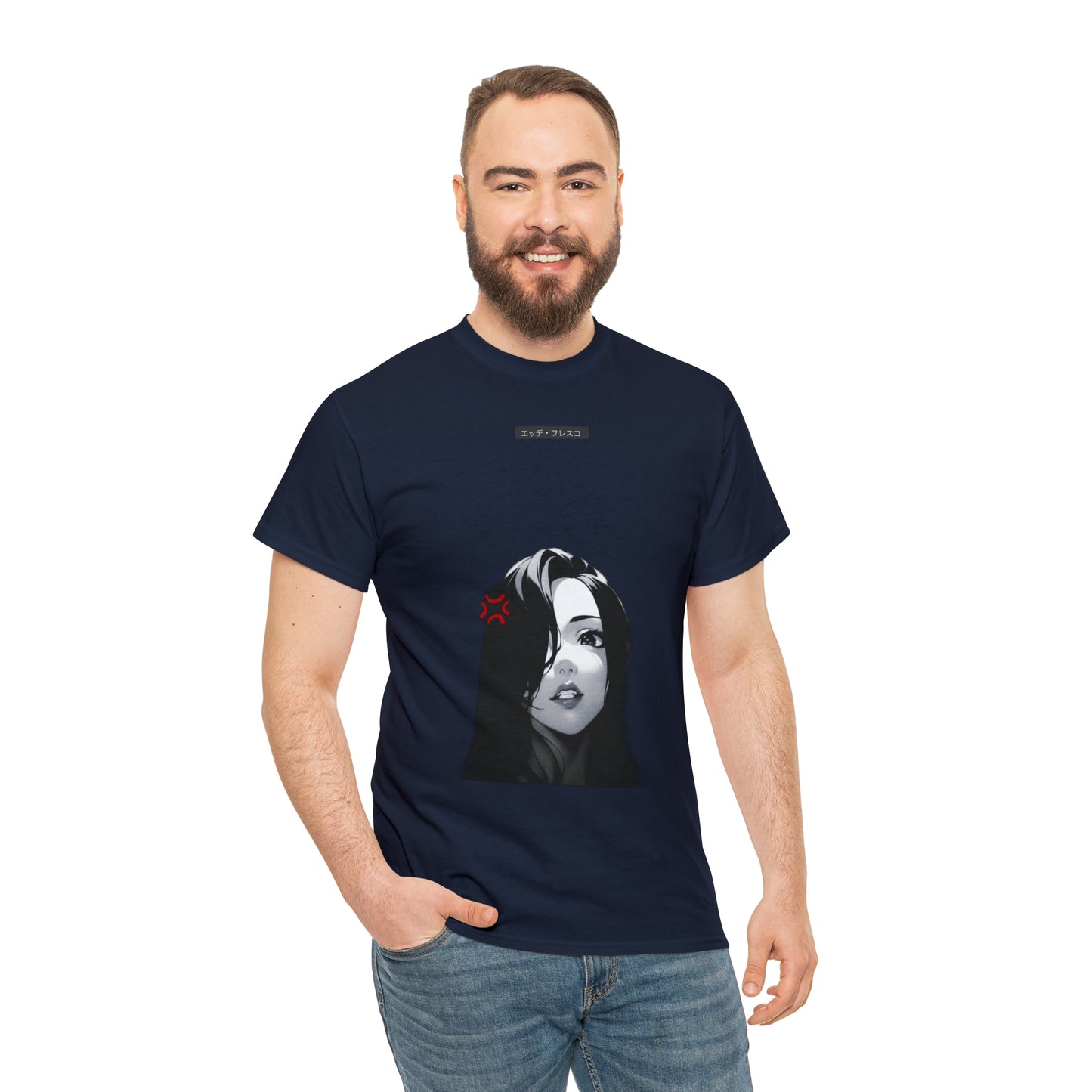 First and Second Form- Anime Style Art Unisex Heavy Cotton Tee