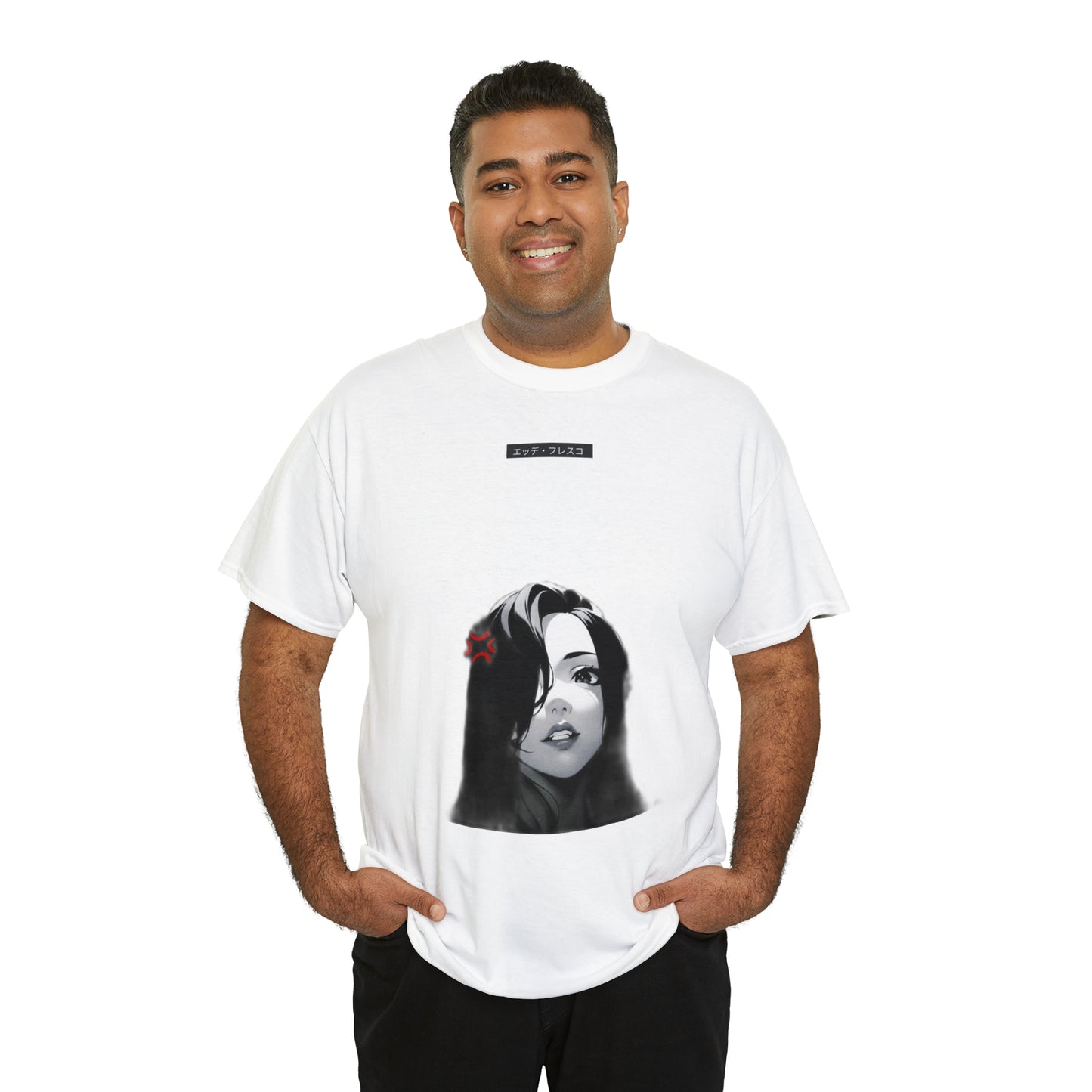 First and Second Form- Anime Style Art Unisex Heavy Cotton Tee