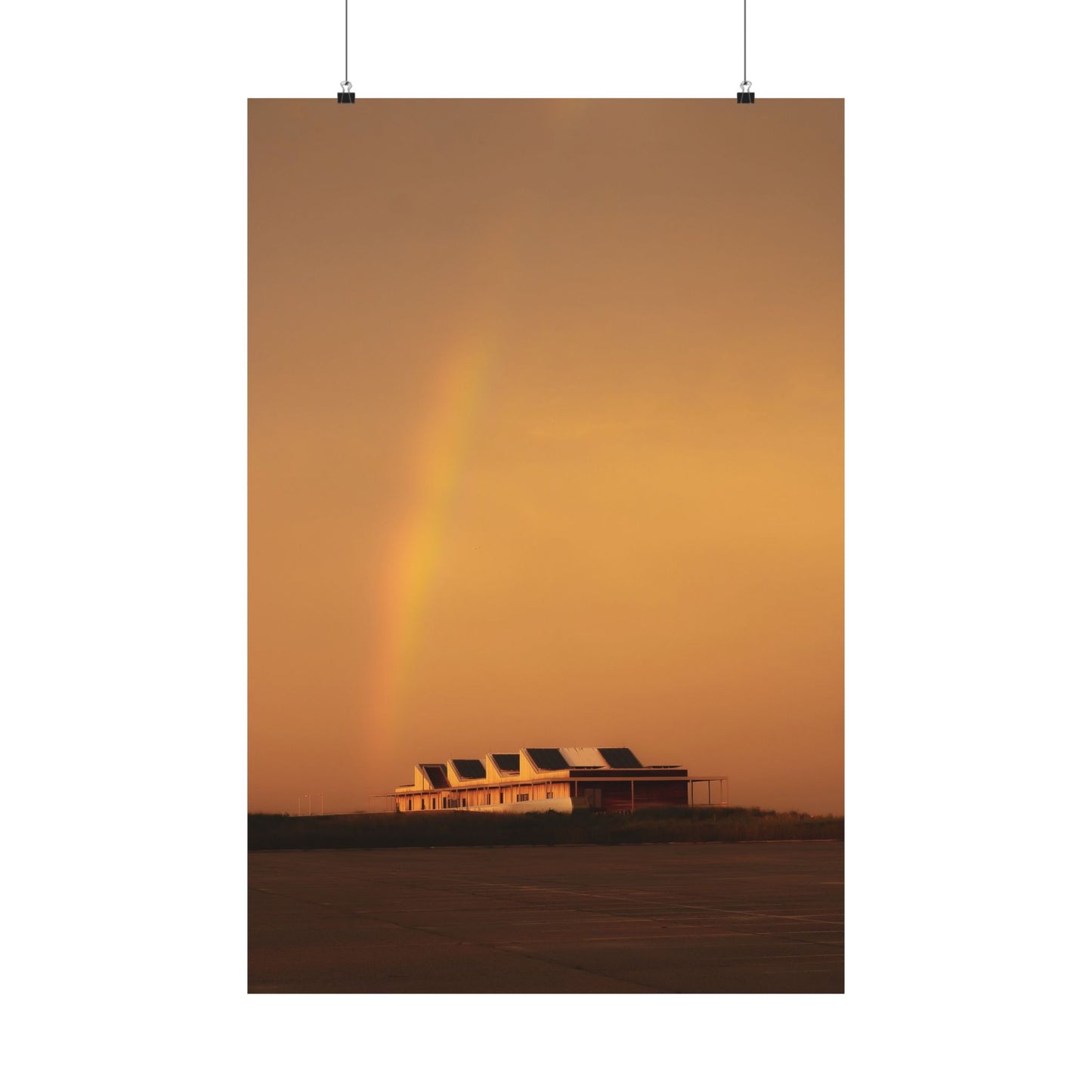 "Beach Rainbow" Matte Vertical Posters