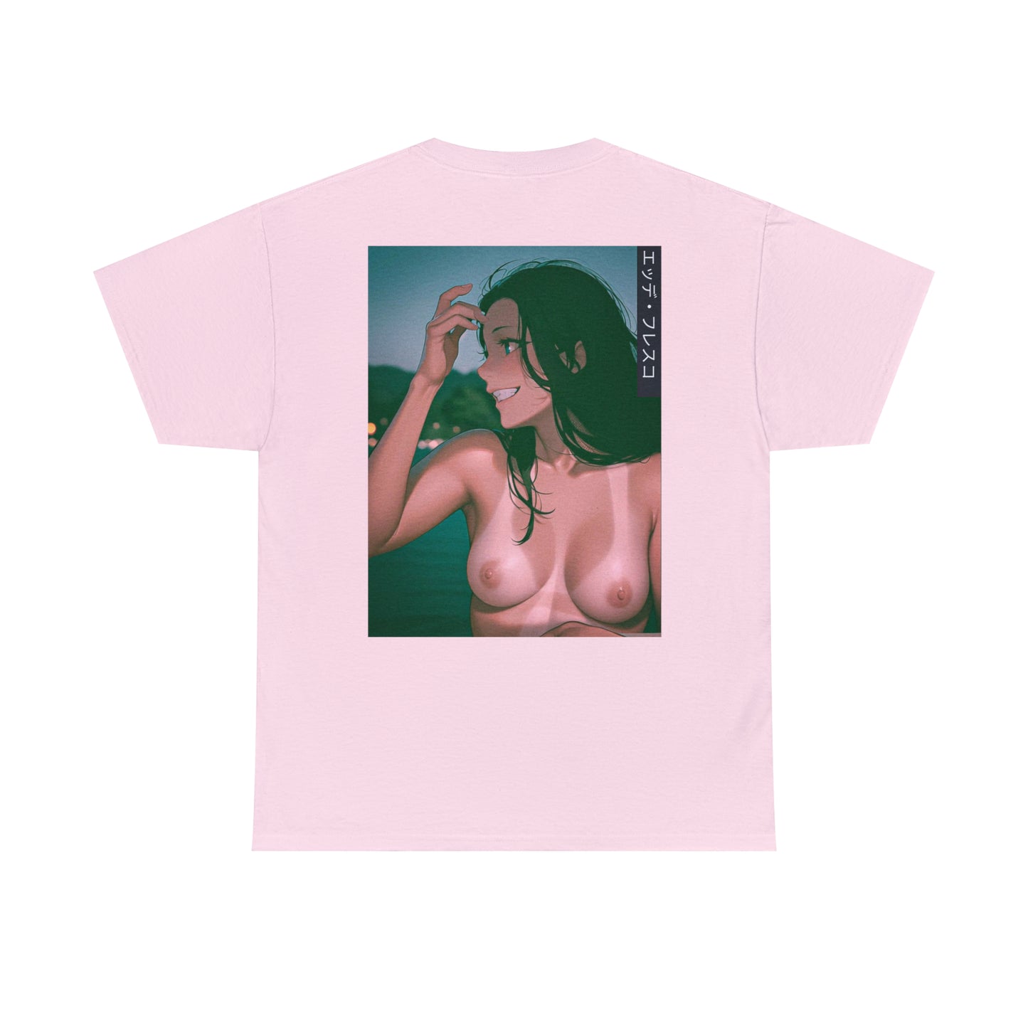 Anime Style Art Unisex Heavy Cotton Tee- "Creep"