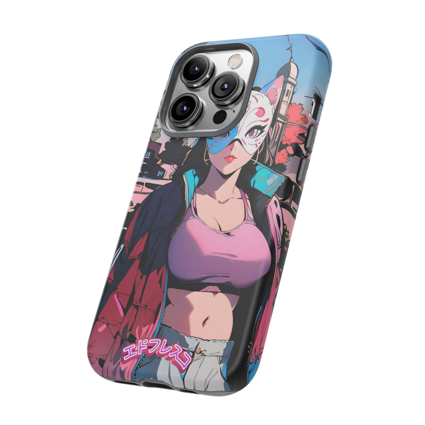 Anime Style Art Tough Cases- "Kitty City Boss #3"