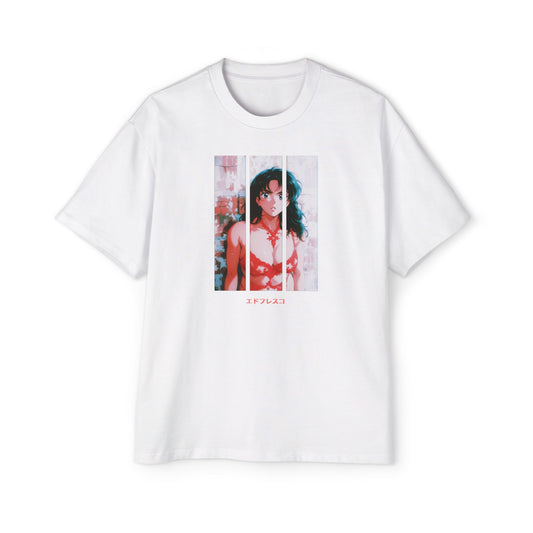 Anime Style Art Men's Heavy Oversized Tee- "Wifey"