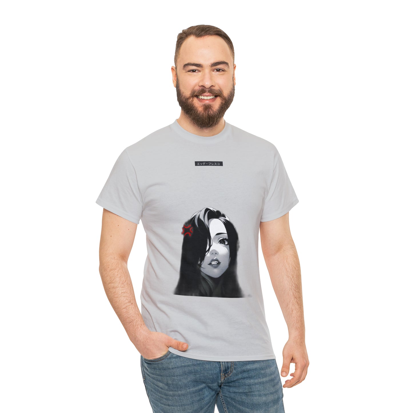First and Second Form- Anime Style Art Unisex Heavy Cotton Tee